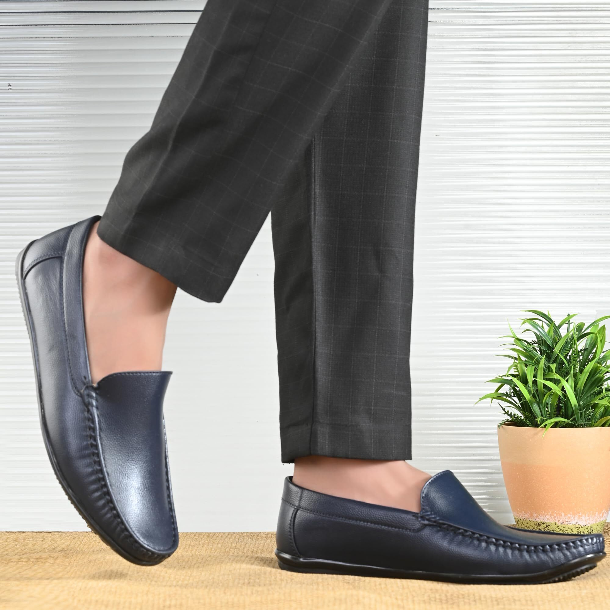 Centrino Men's 8242 Blue Loafers_9 UK (8242-6)