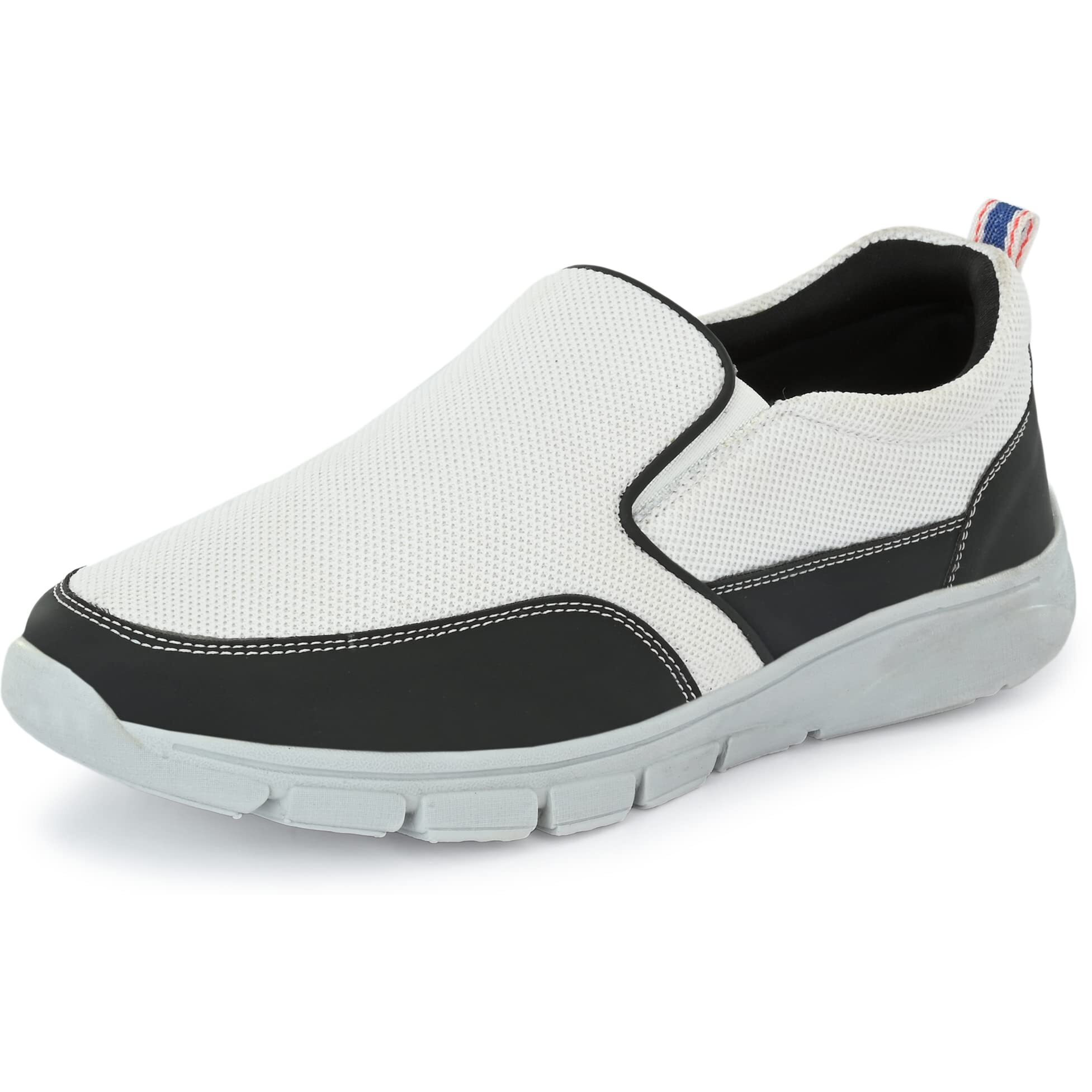 Centrino Men's 6712 Black-White Sneakers_9 UK (6712-7)