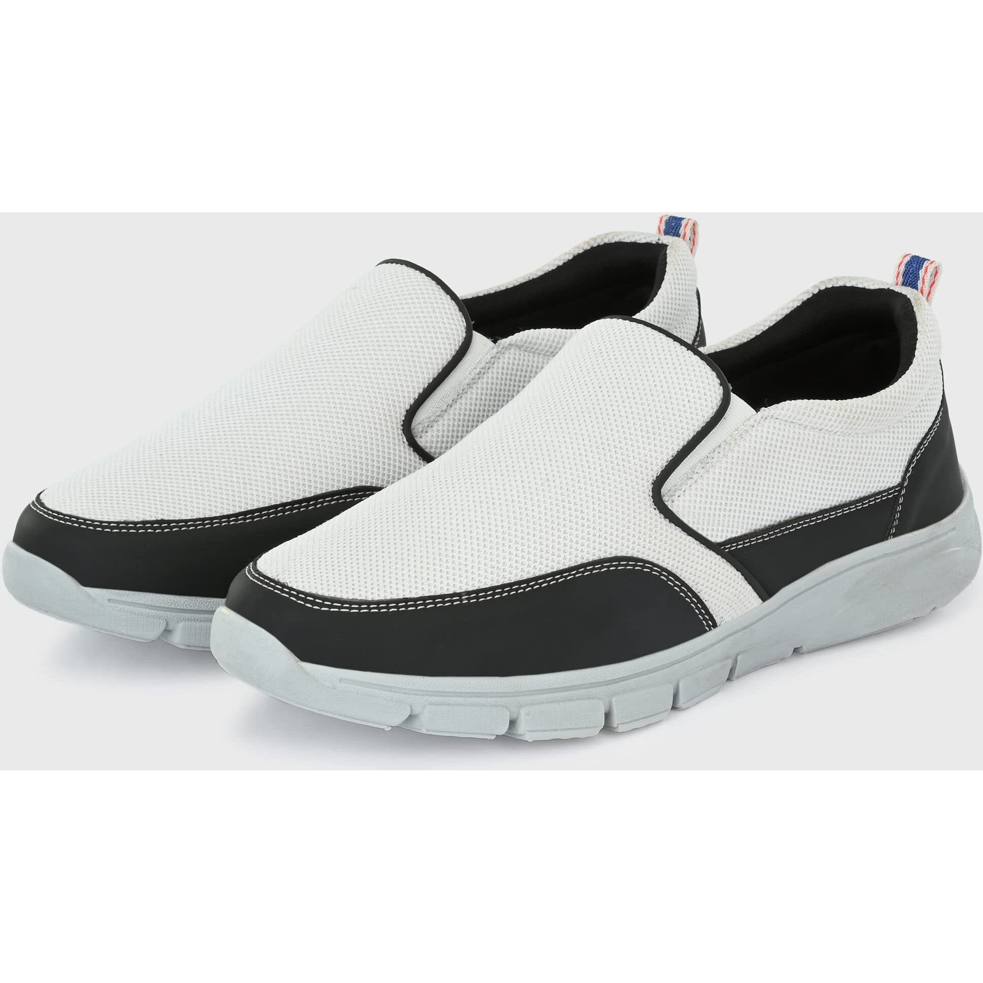 Centrino Men's 6712 Black-White Sneakers_9 UK (6712-7)