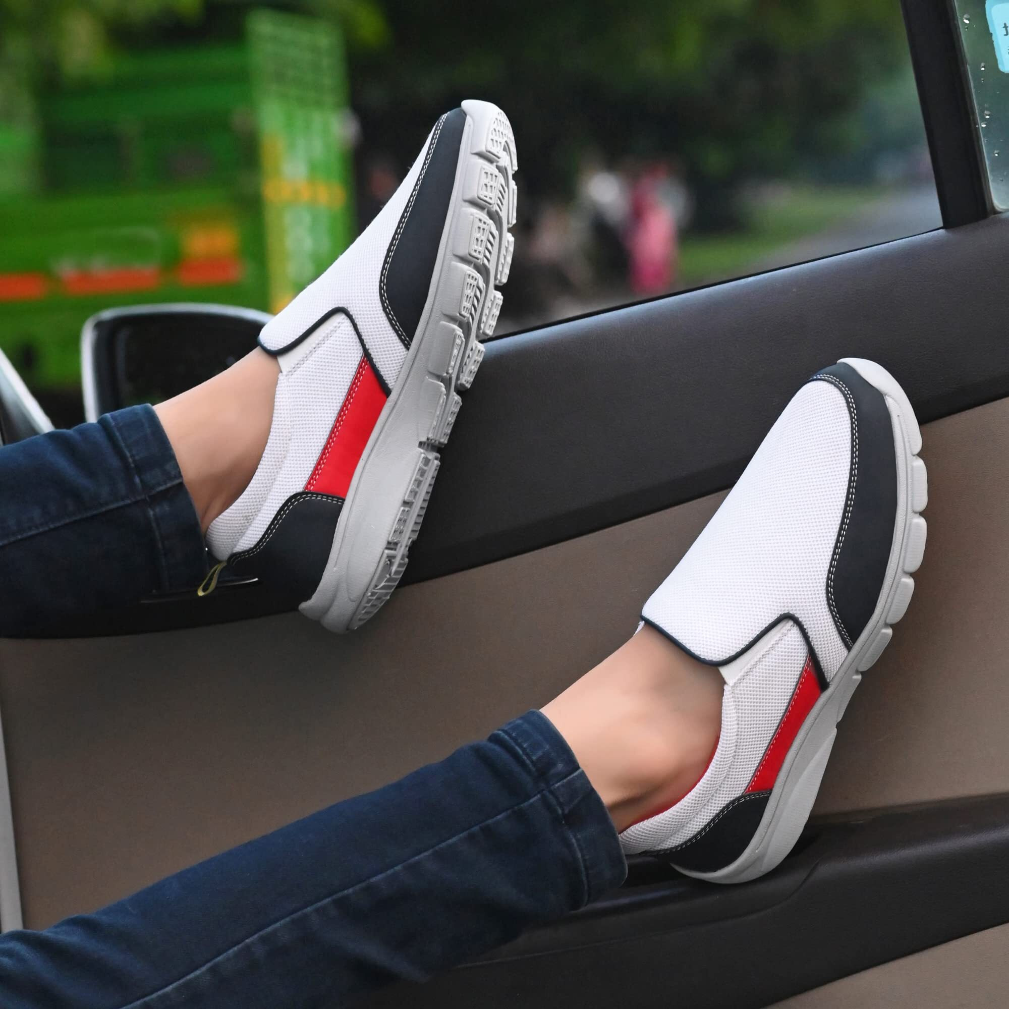 Centrino Men's 6712 Red-White Sneakers_6 UK (6712-8)
