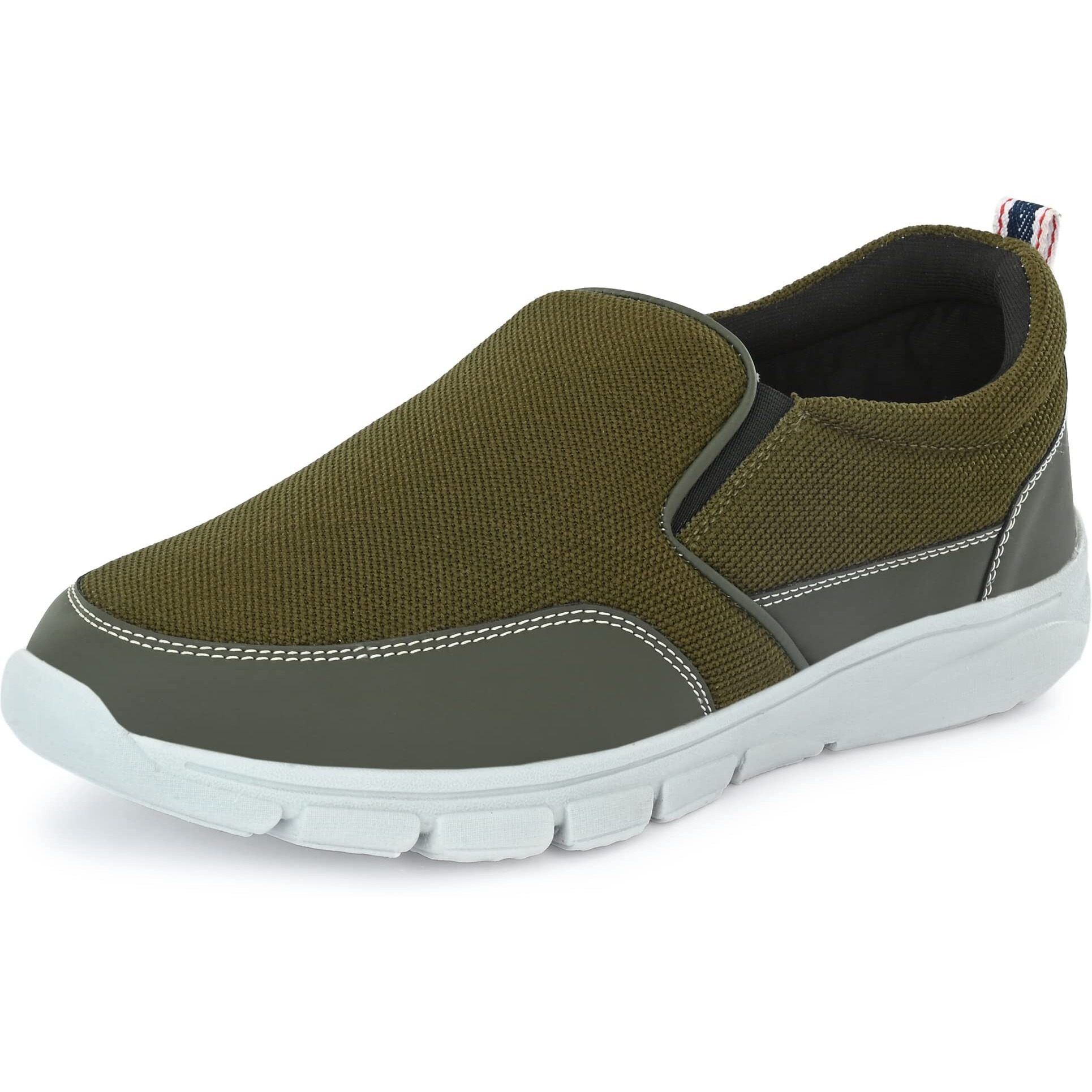 Centrino Men's 6712 Olive Casual Sneakers_9 UK (6712-9)