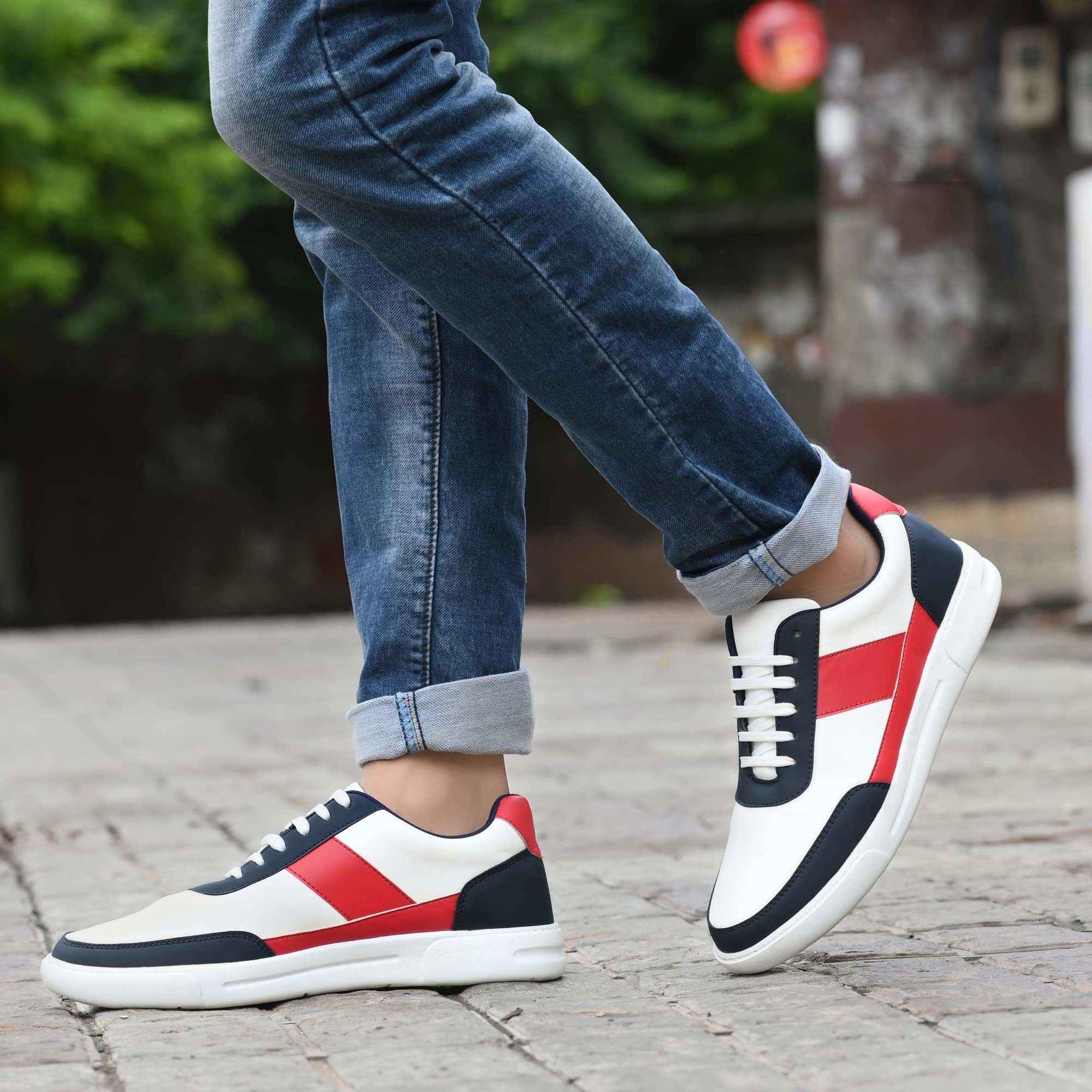 Centrino Men's 3211 RED Sneakers_11 UK (3211-04)