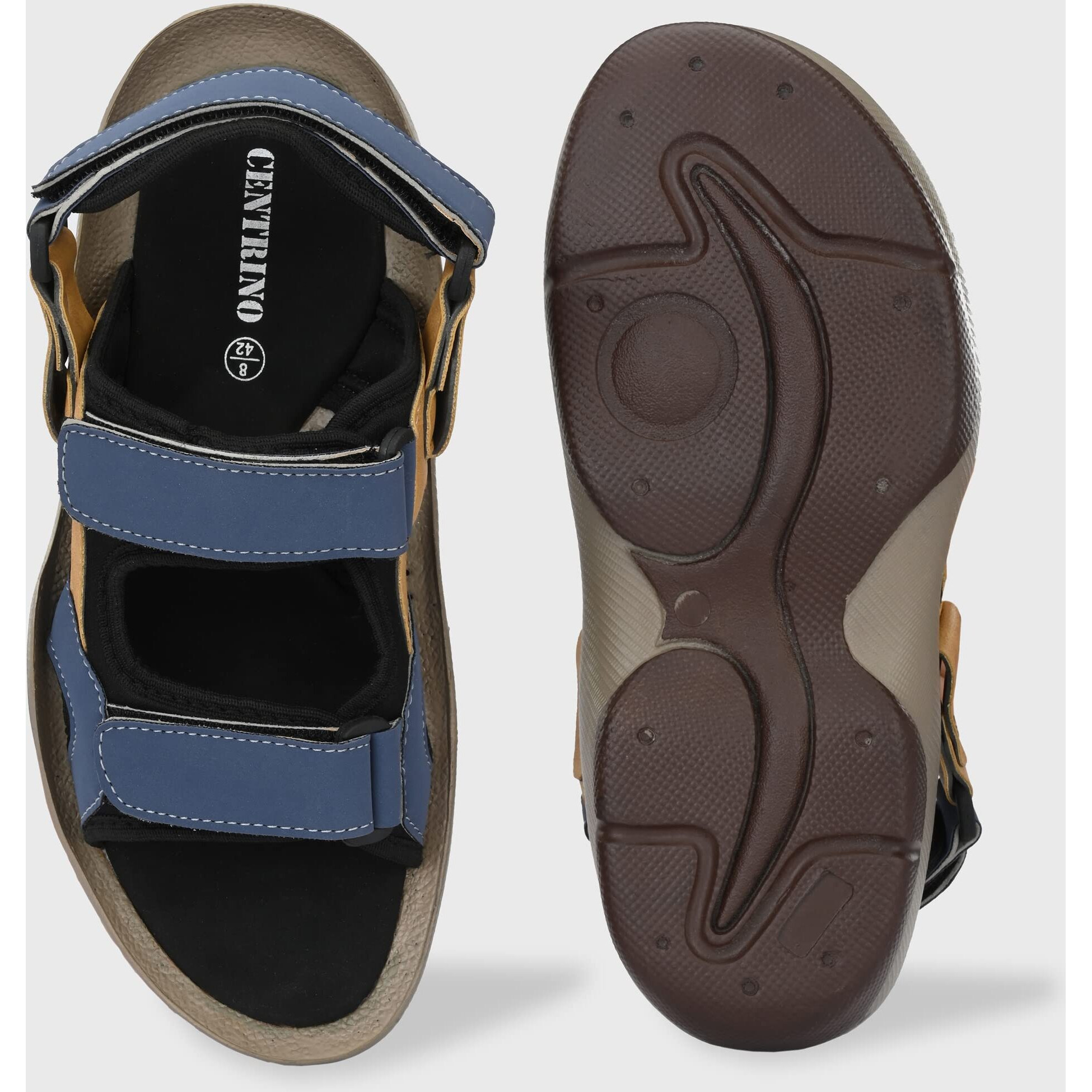 Centrino Men's 9912 Blue Sandal_7 UK (9912-06)