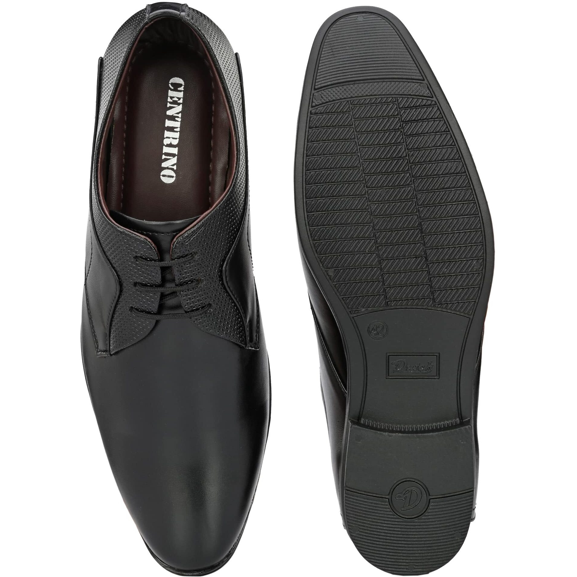 Centrino Black Formal Shoe for Mens 2803-1
