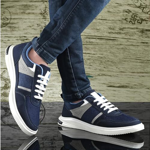 Cruiser Men's Aurelius Navy Sneakers_8 UK (2506-7)