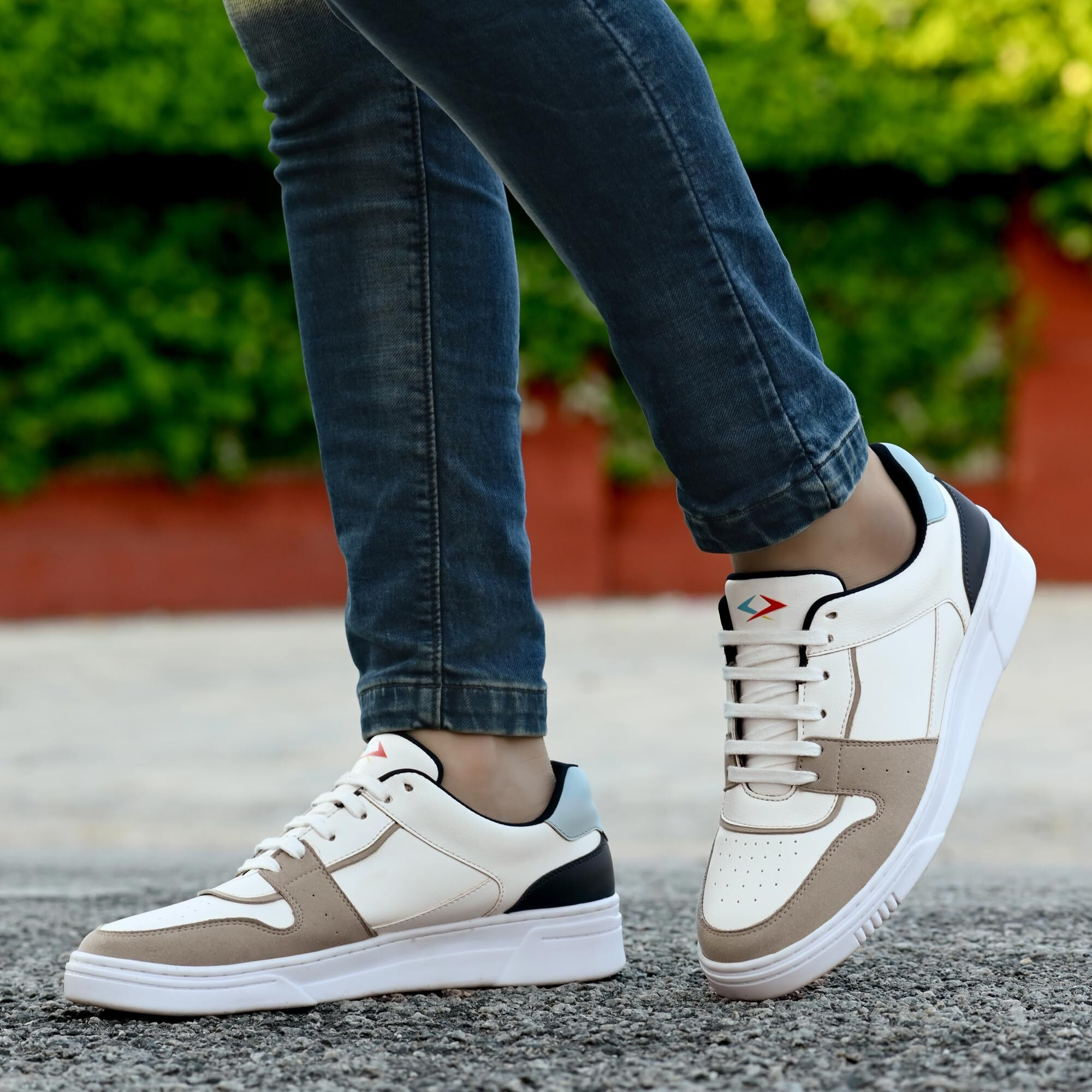 Cruiser Men's Atlas White-Blue Sneakers_7 UK (2512-2)