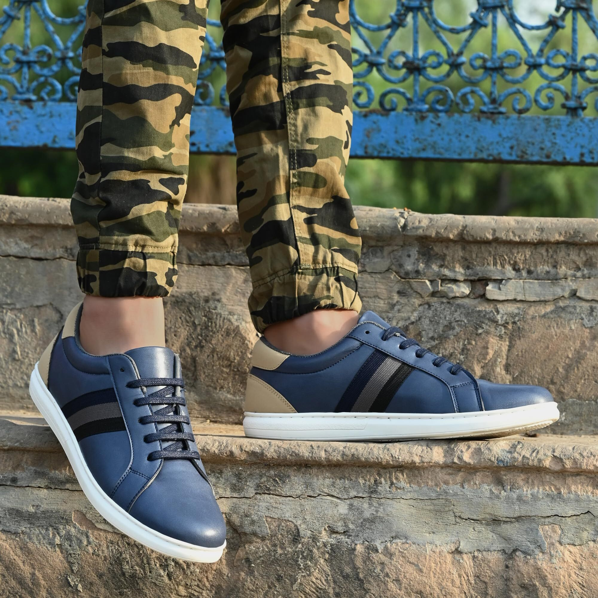 Centrino Men's 6305 Blue Sneakers_9 UK (6305-9)