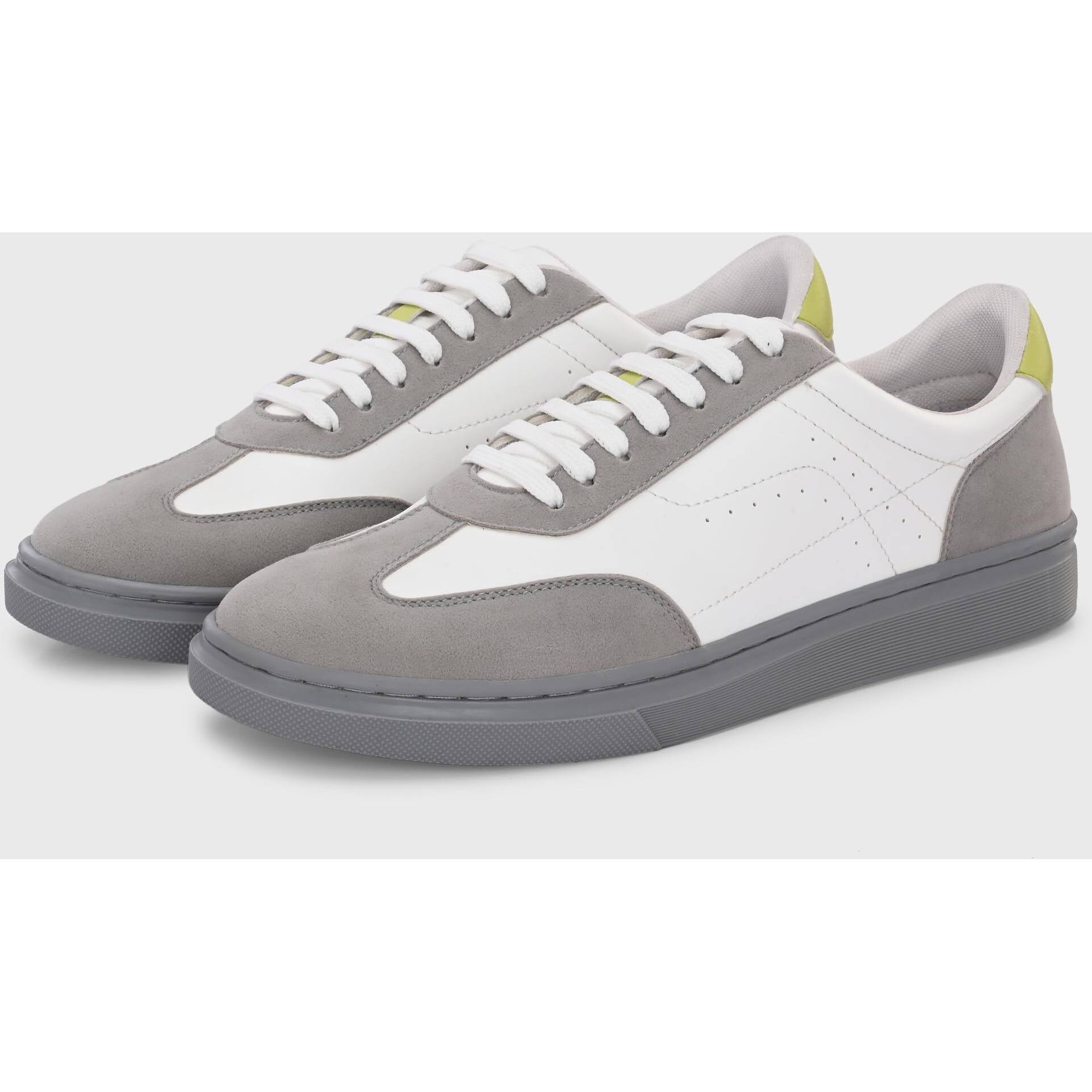 Cruiser Men's Spade White-Grey Sneakers_10 UK (2533-1)