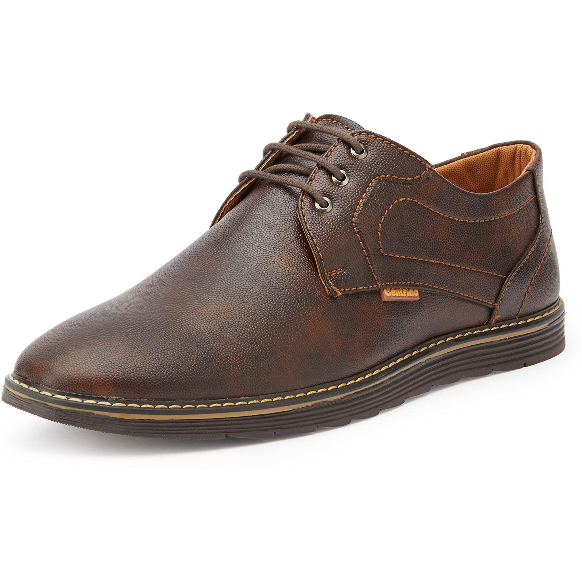 Centrino Men's 1212 Coffee Formal Shoes_11 UK (1212-01)