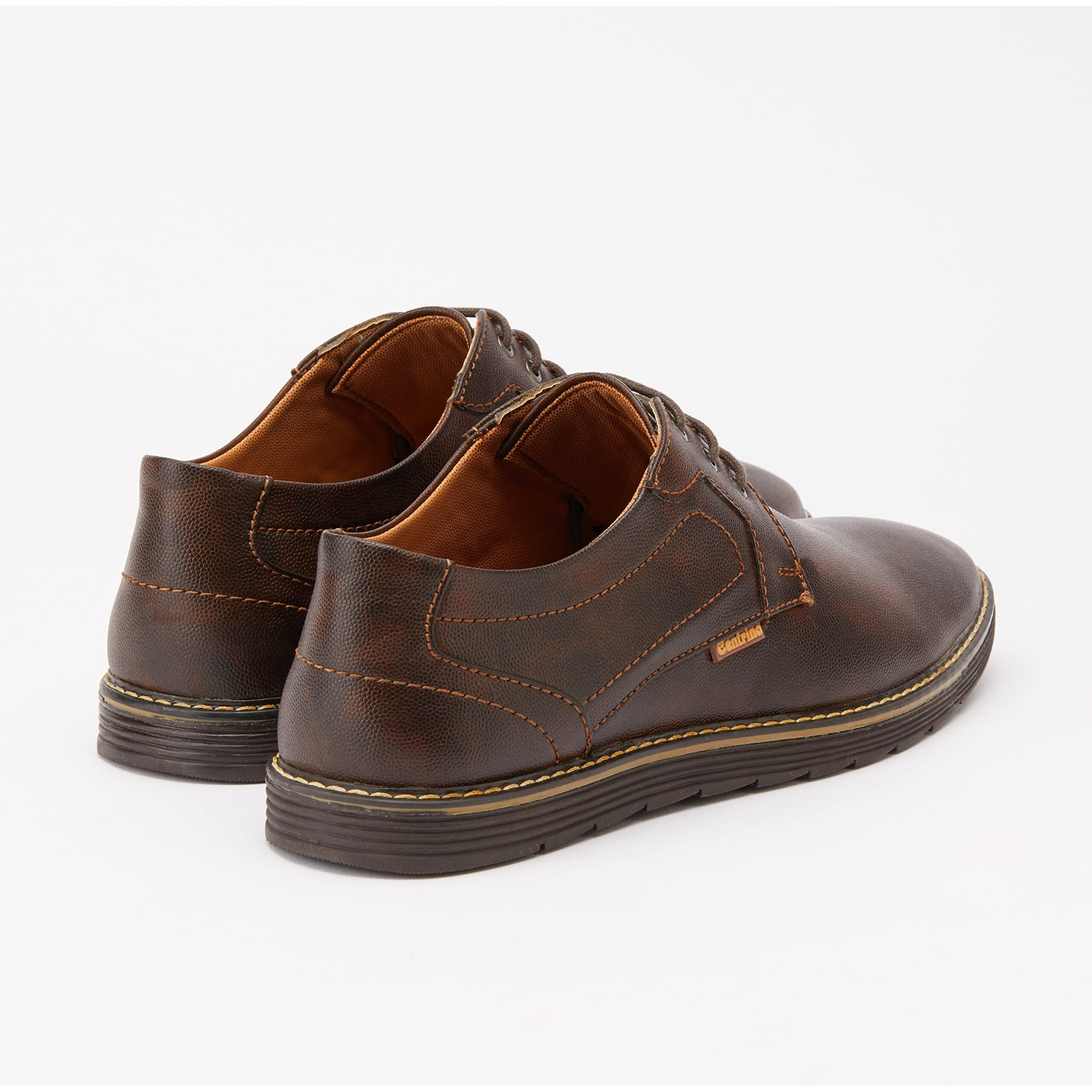 Centrino Men's 1212 Coffee Formal Shoes_11 UK (1212-01)
