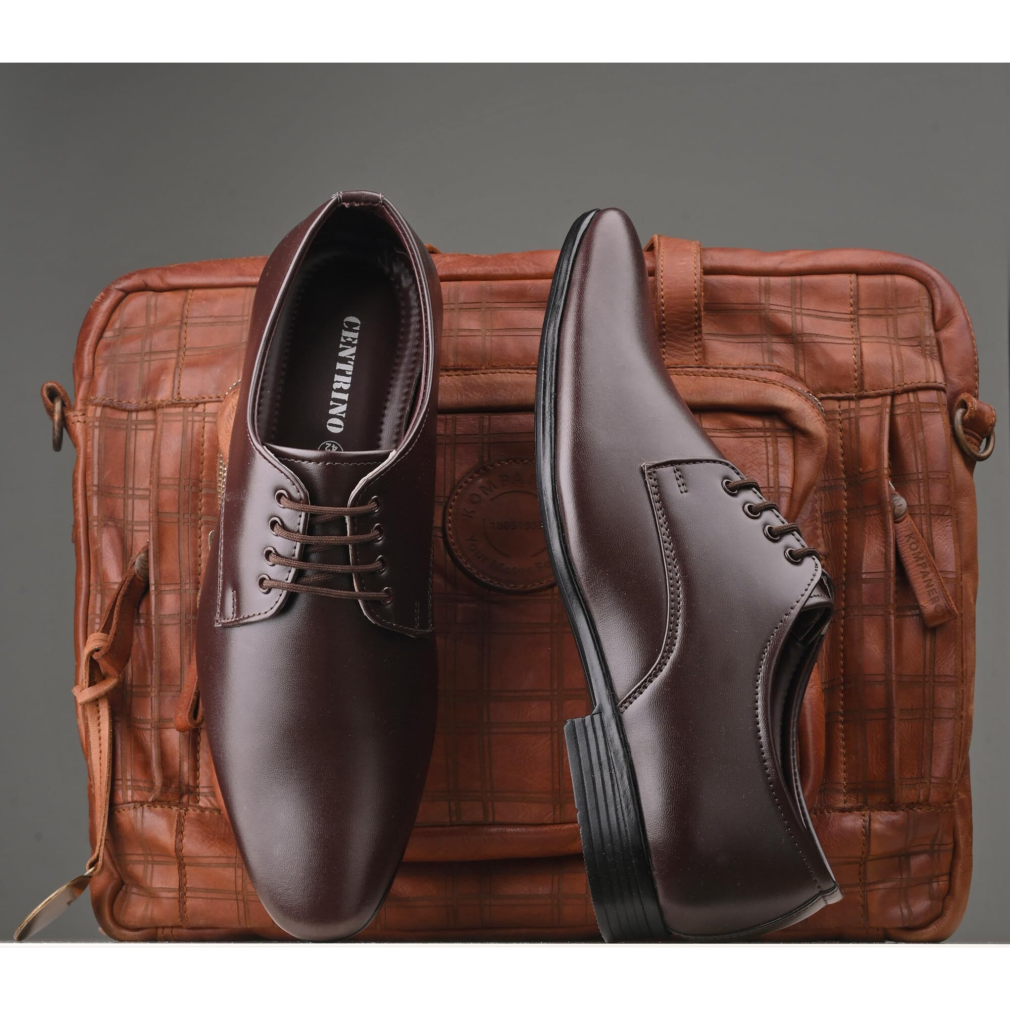 Centrino Brown Formal Shoe for Mens 64055-2