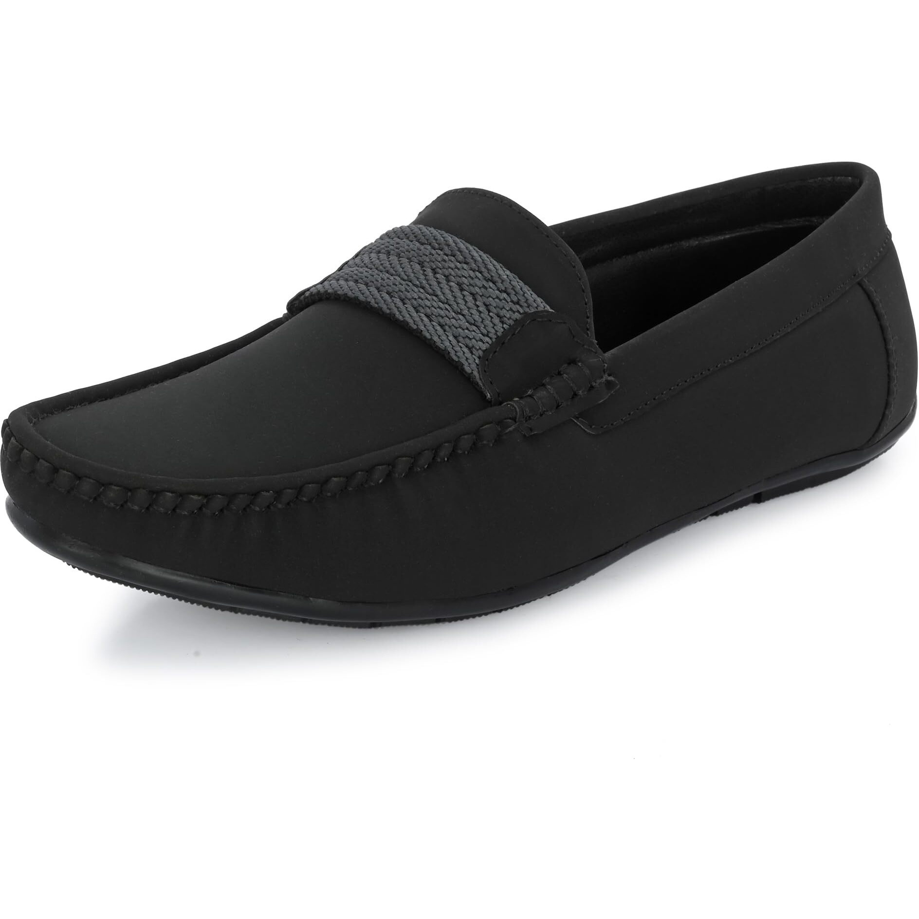 Centrino Black Loafer Shoe for Mens 6546-1