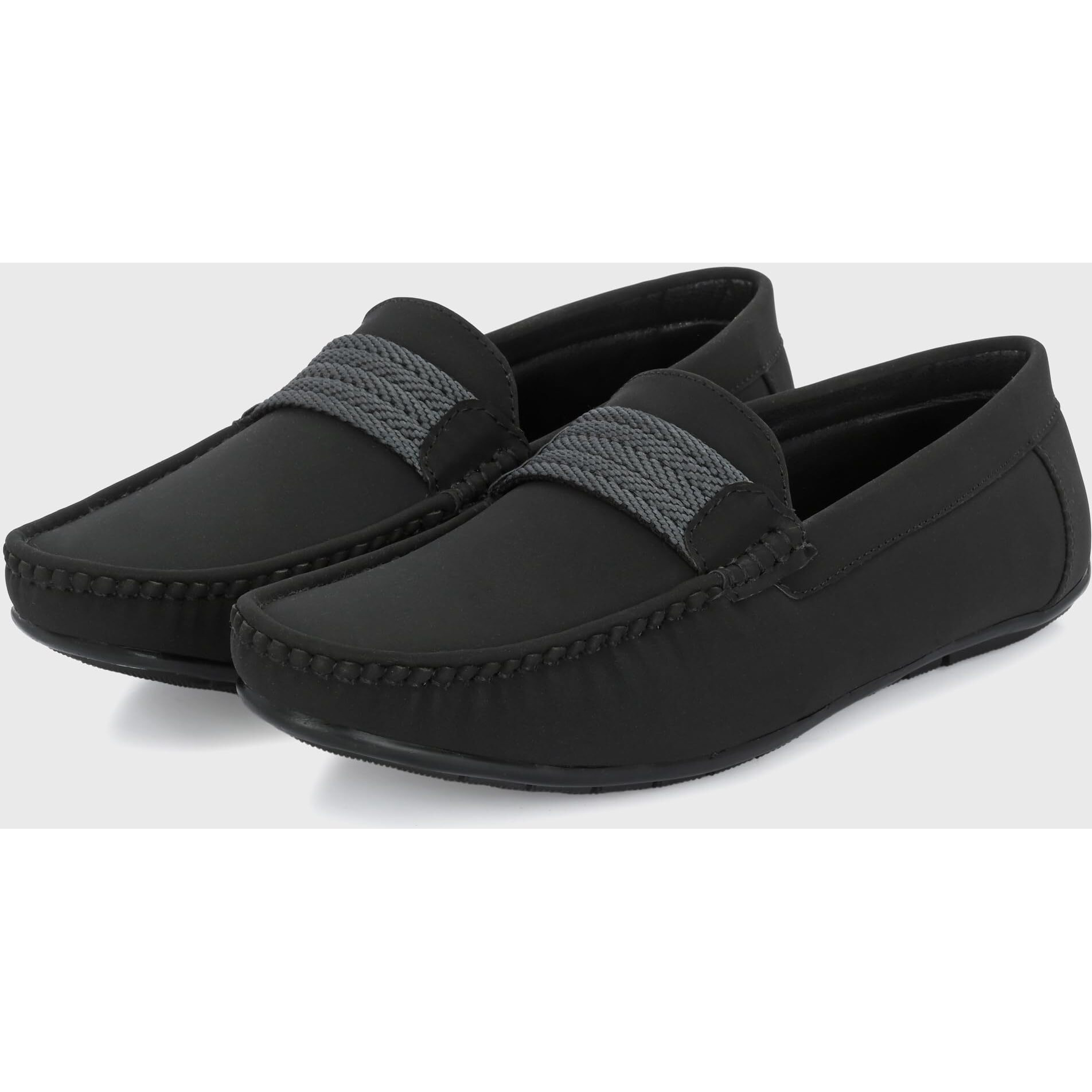 Centrino Black Loafer Shoe for Mens 6546-1