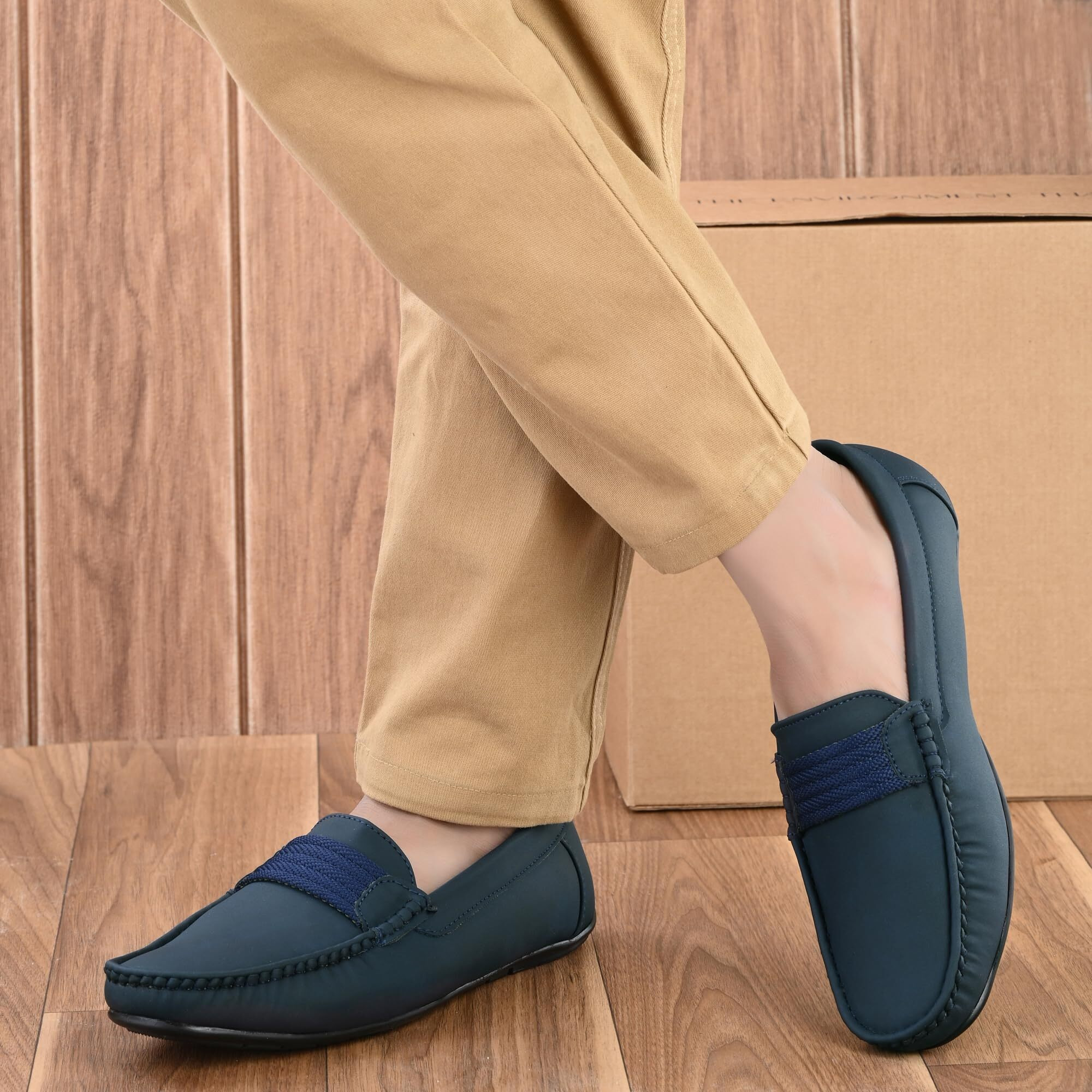 Centrino Blue Loafer Shoe for Mens 6546-3