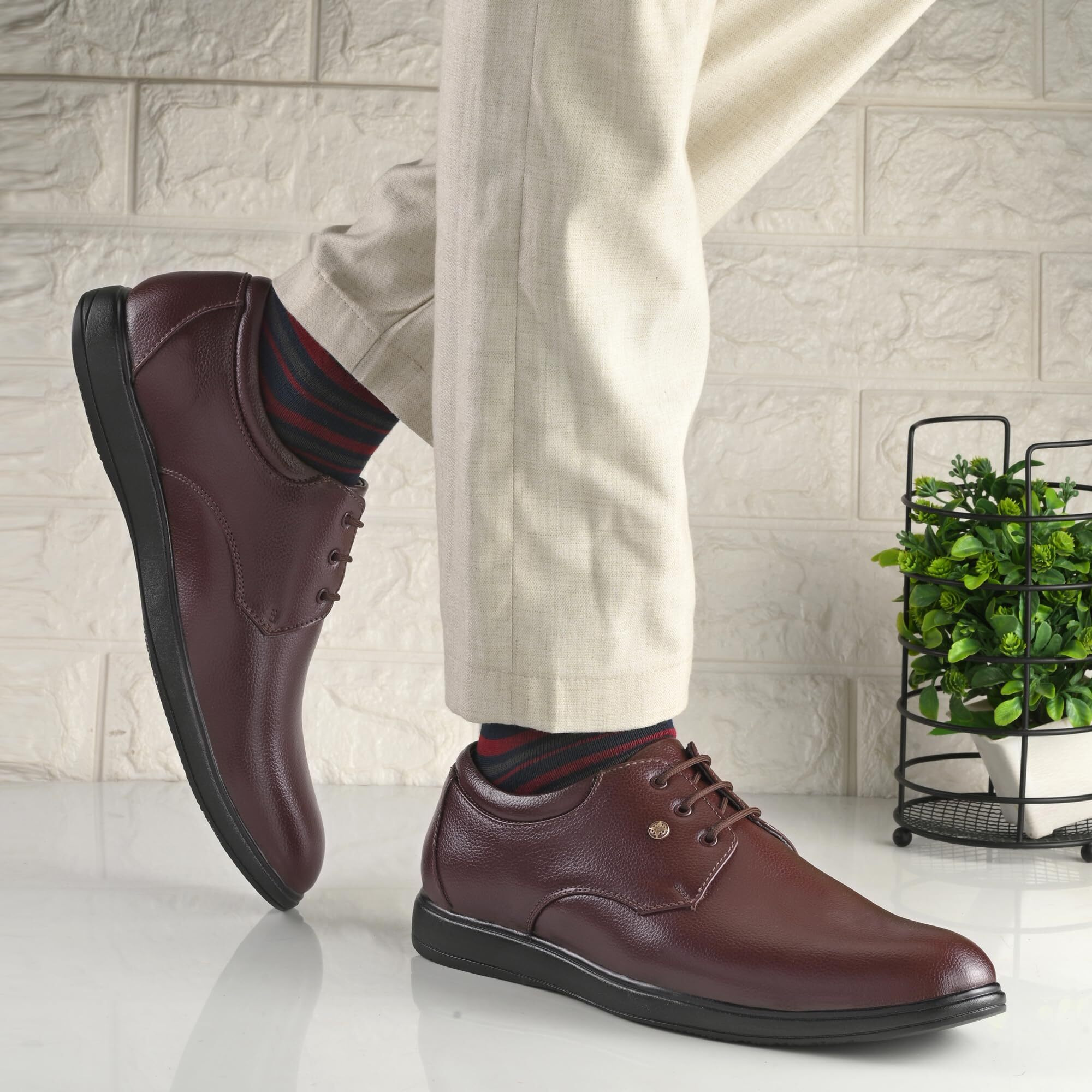 Centrino Brown Lace-up Formal Shoe for Men 6621-2