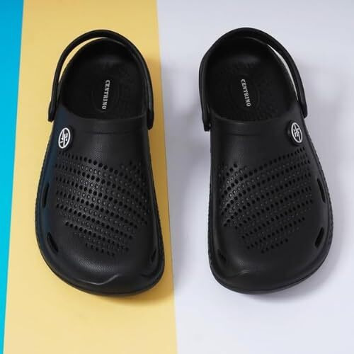 Centrino Men's 7302 Black Clogs_6 UK(7302-4)