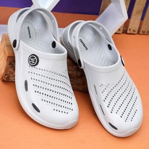 Centrino Men's 7302 Lt.Grey Clogs_11 UK(7302-3)