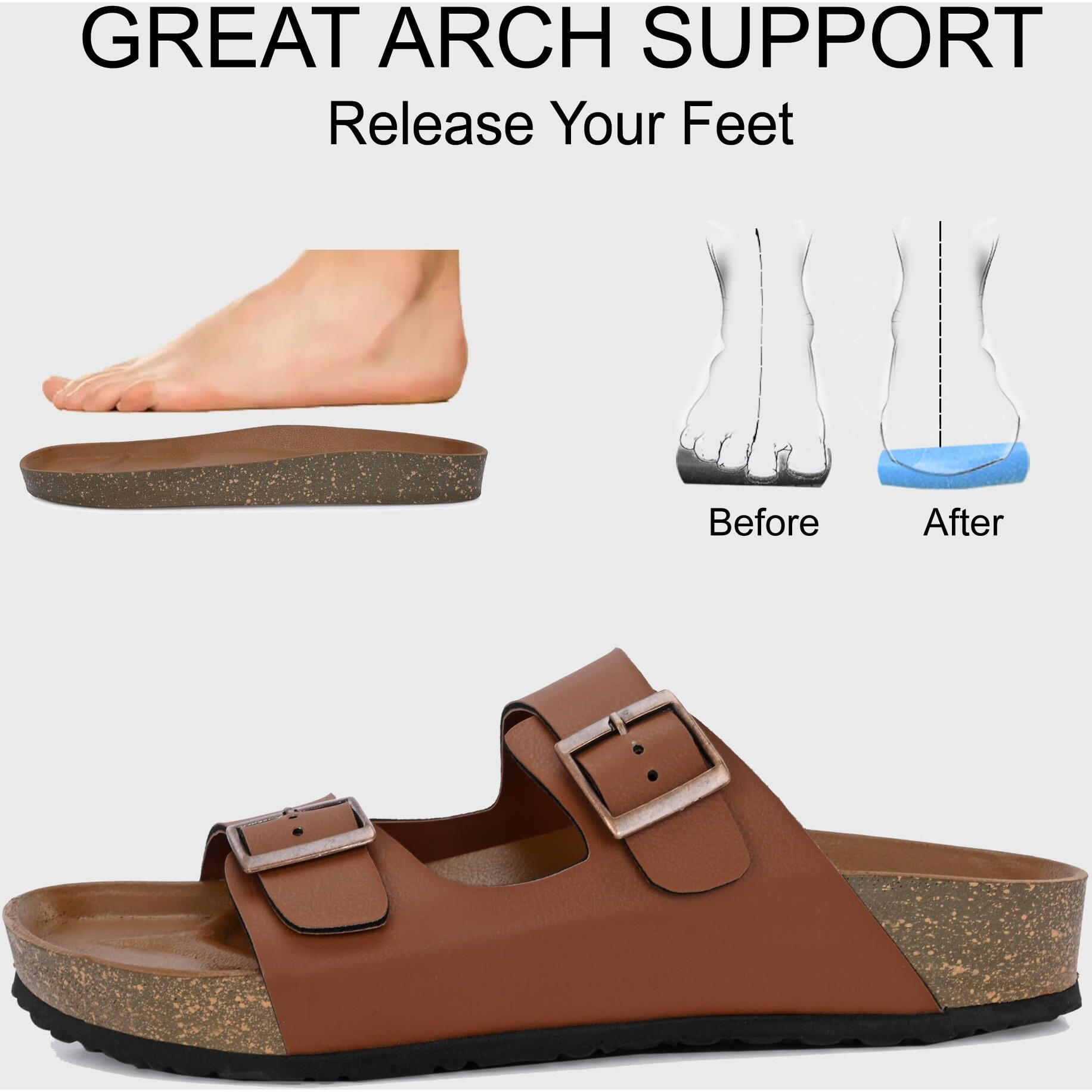 Centrino Men's 7313 Tan Sandals_10 UK(7313-3)