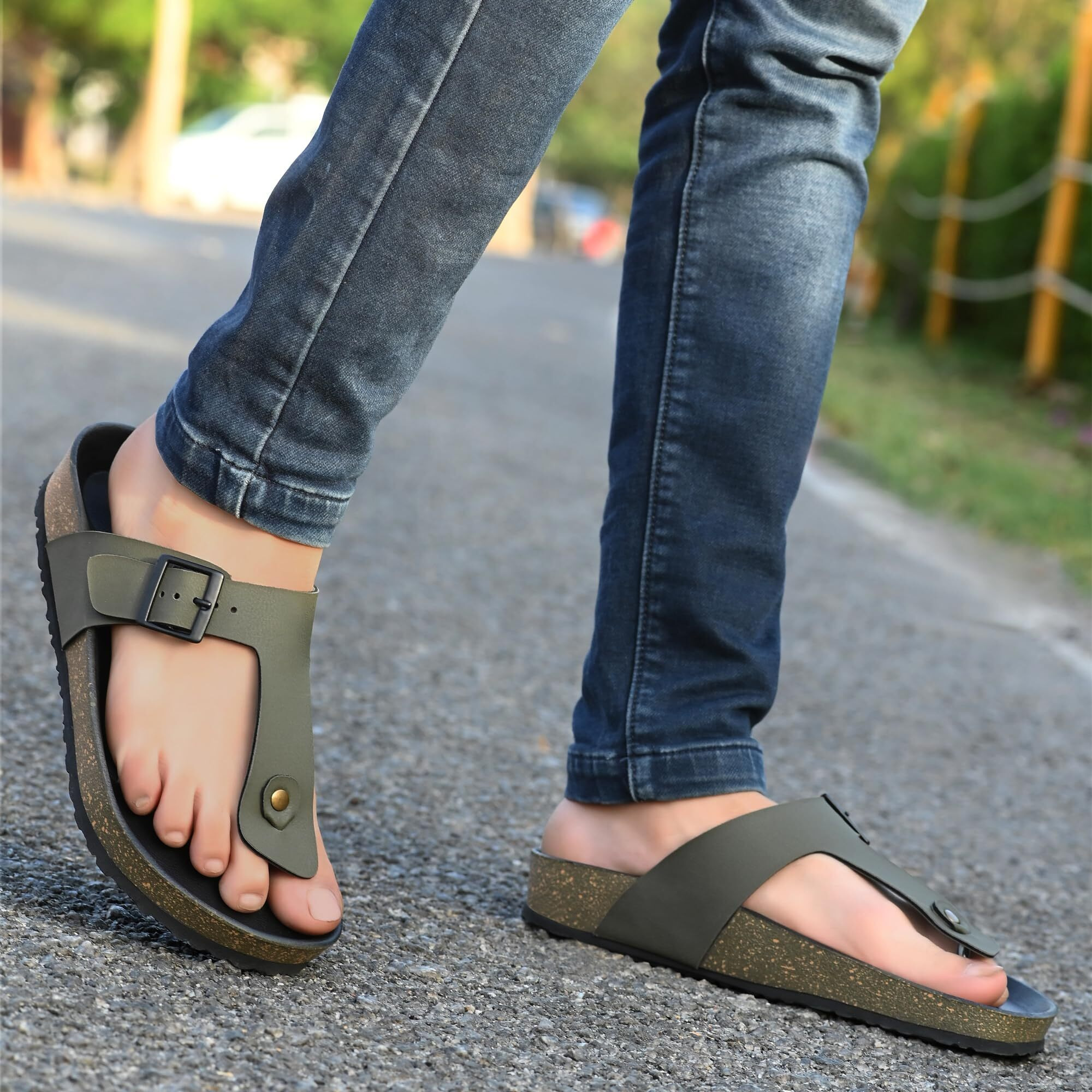 Centrino Men's 7314 Olive Sandals_8 UK(7314-4)