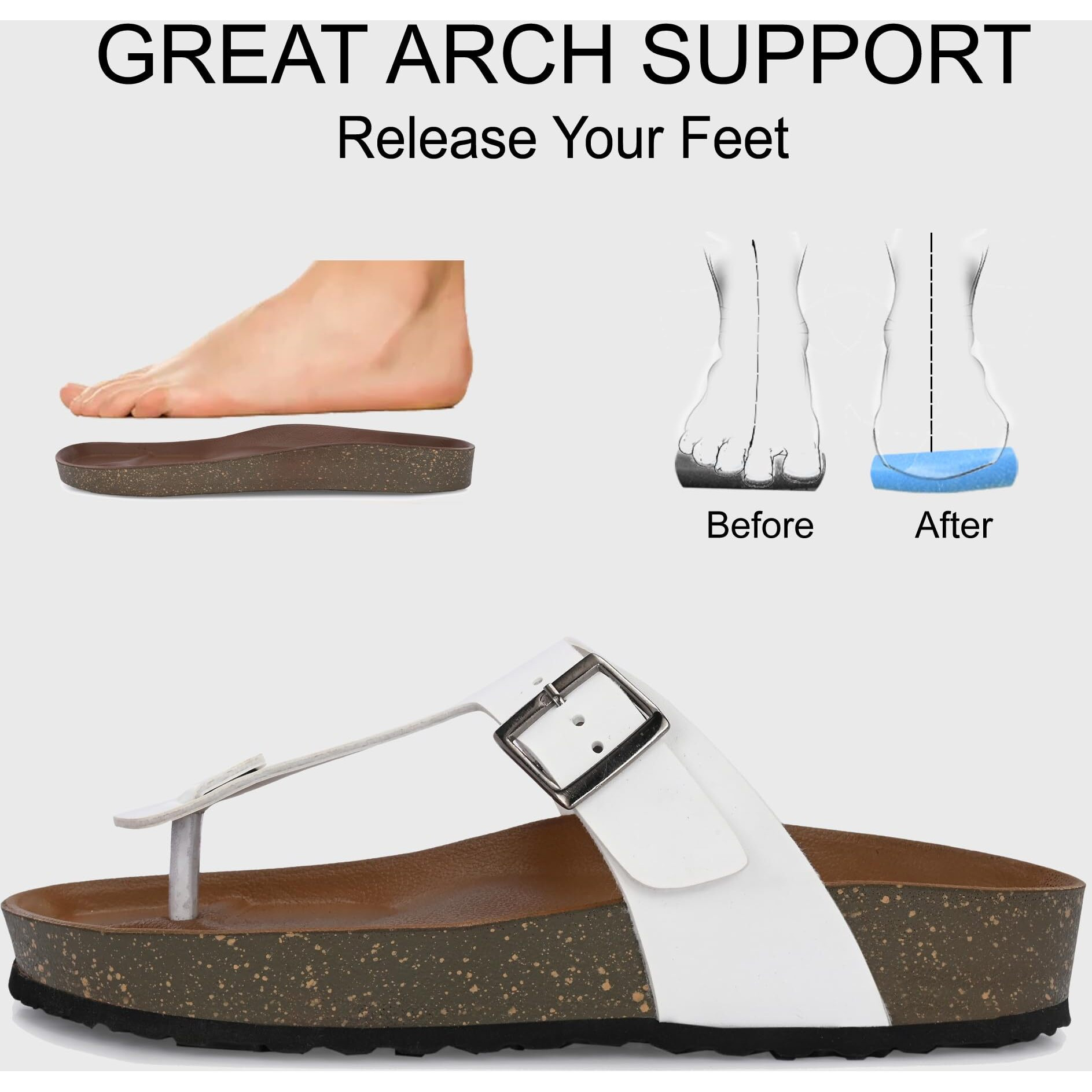 Centrino Men's 7314 White Sandals_9 UK(7314-6)