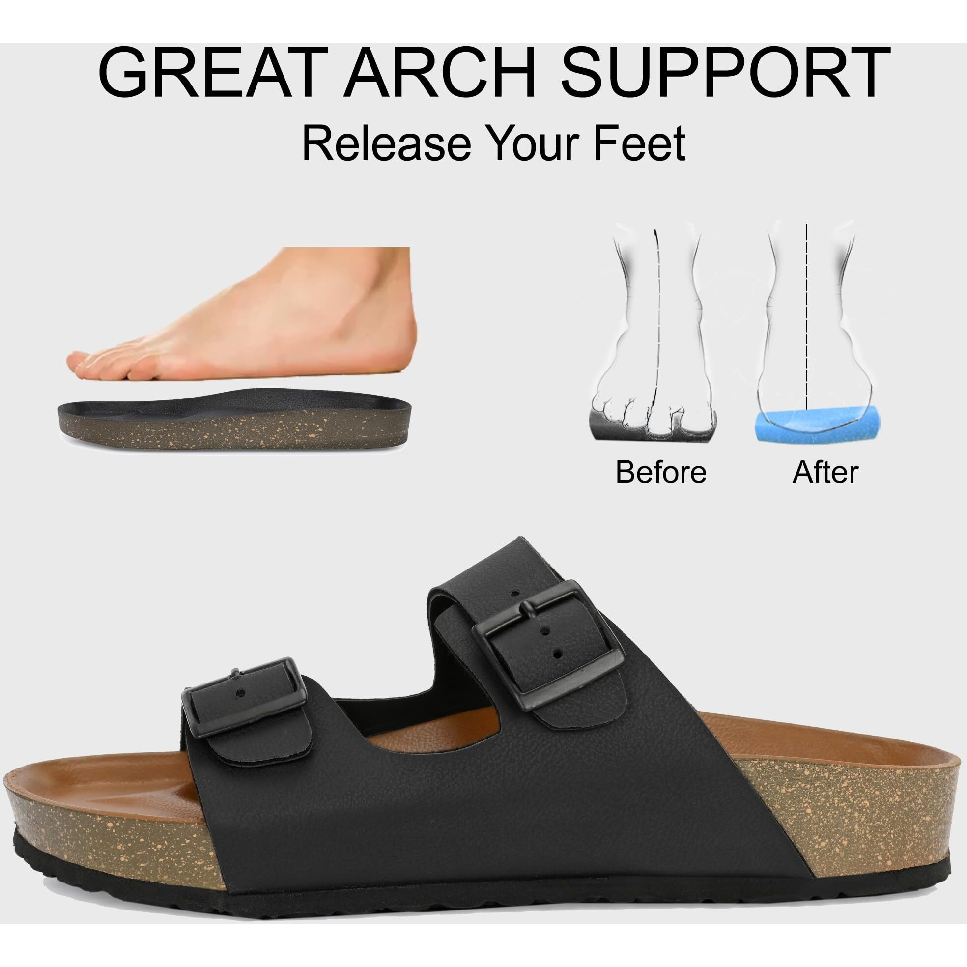Centrino Men's 7313 Black Sandals_12 UK(7313-1)