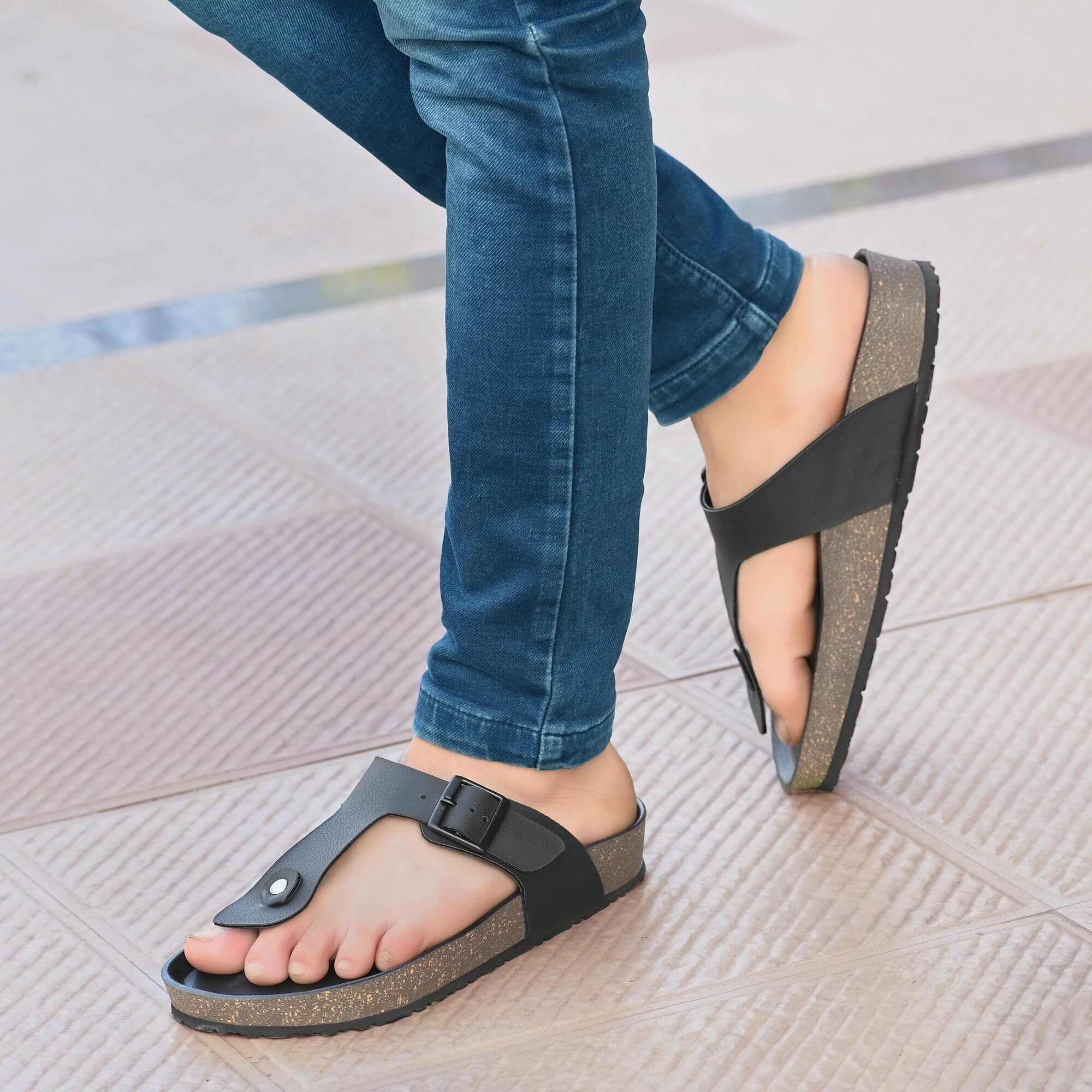 Centrino Men's 7314 Black Sandals_12 UK(7314-1)