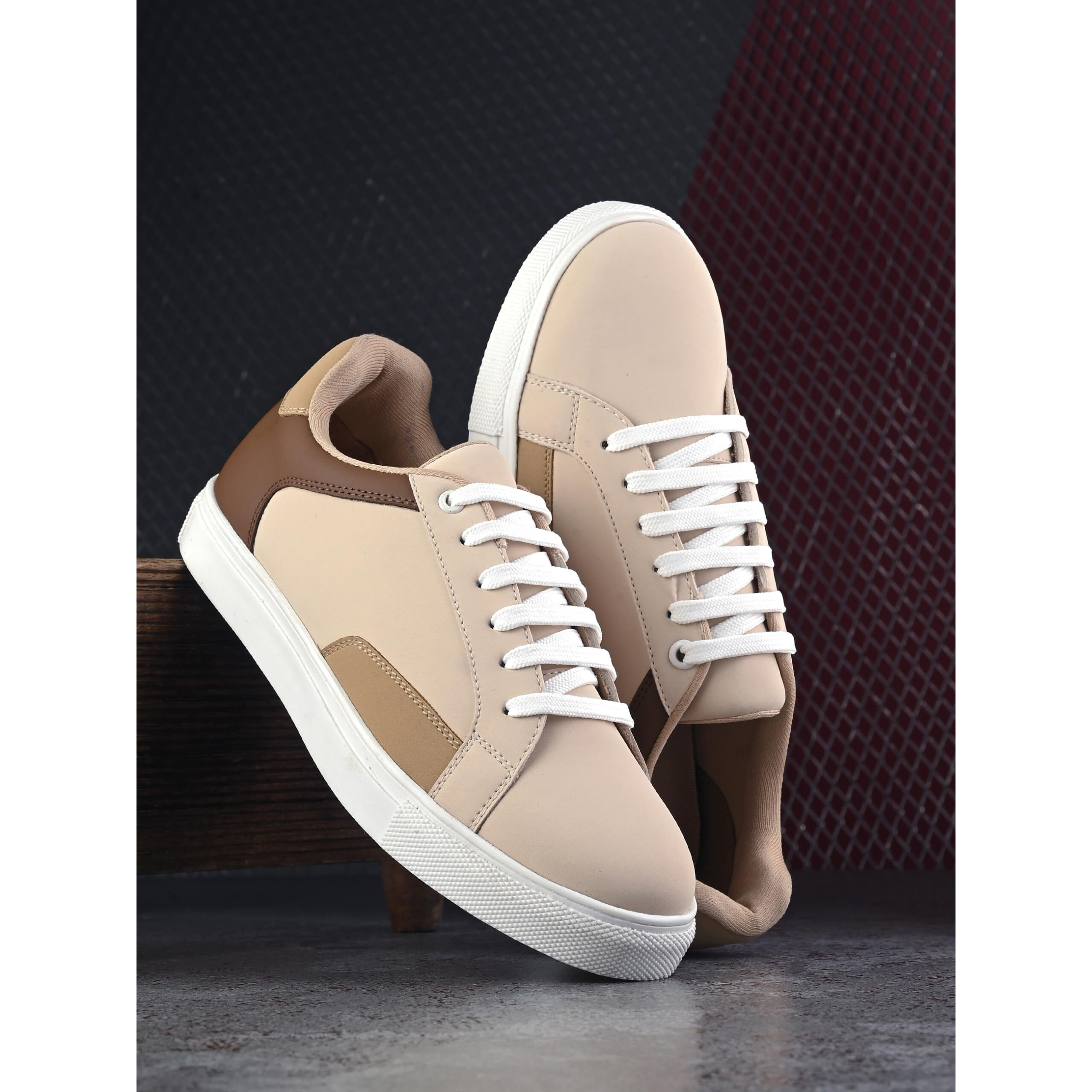 Centrino Women Casual Sneaker | Ultra Soft Cushion | Trendy & Lightweight Design | Low Top Flat Sole | Colorblock Sneakers | White Sneakers Girl Shoes 7608-4