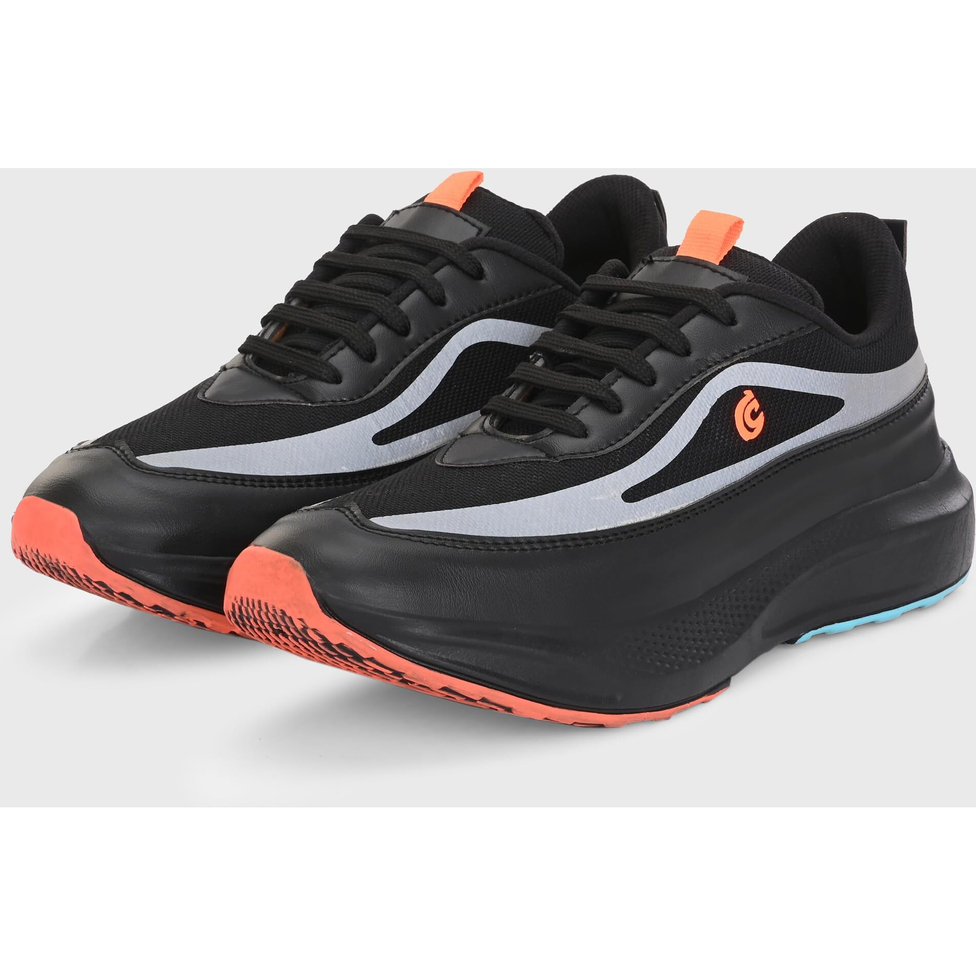 Centrino Casual Shoe for Men | Cushioned Insole | Stylish Shoe |Sporty Lace-Up Design| Sneakers for Boys & Men 6832-1 Black