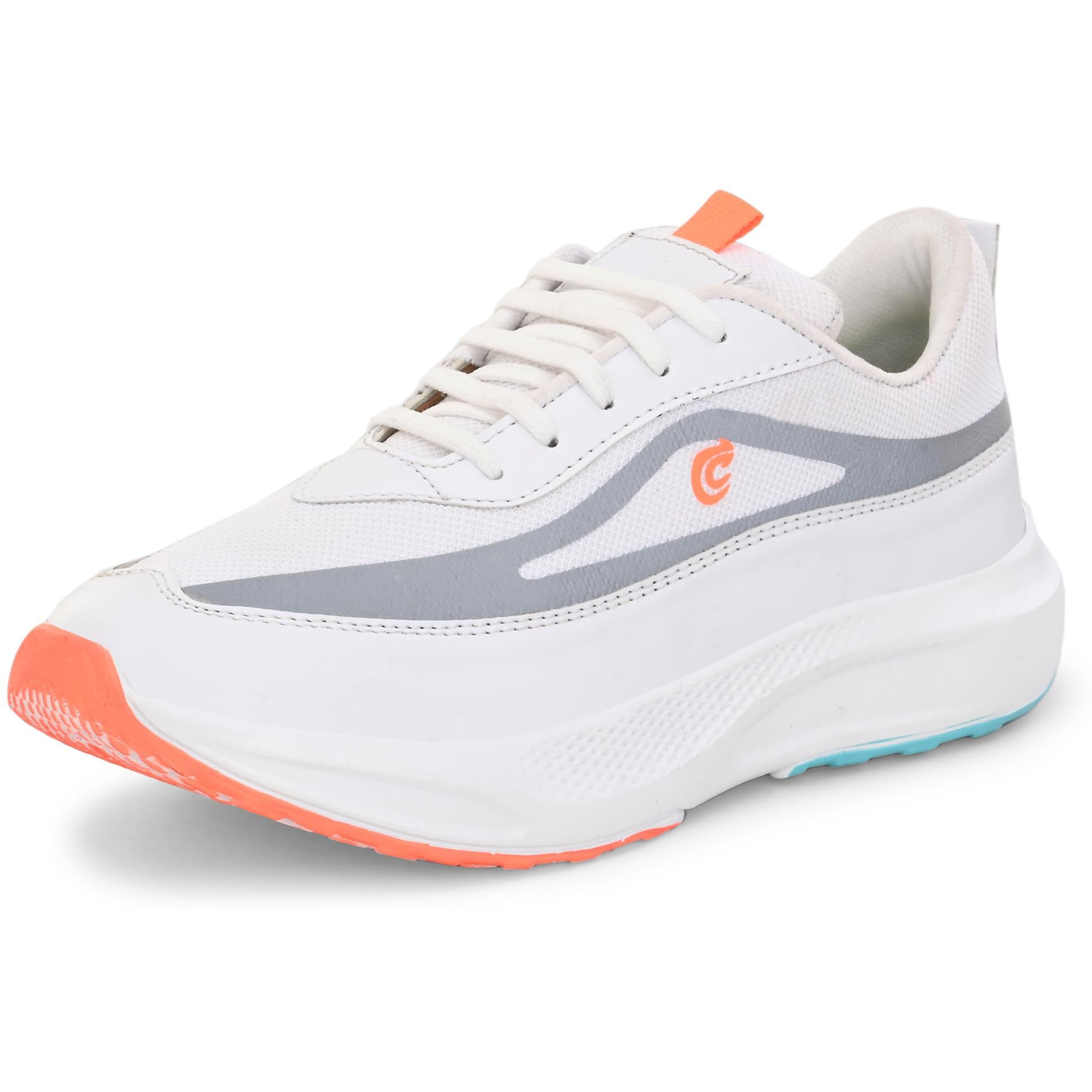 Centrino Casual Shoe for Men | Cushioned Insole | Stylish Shoe |Sporty Lace-Up Design| Sneakers for Boys & Men 6832-14 White