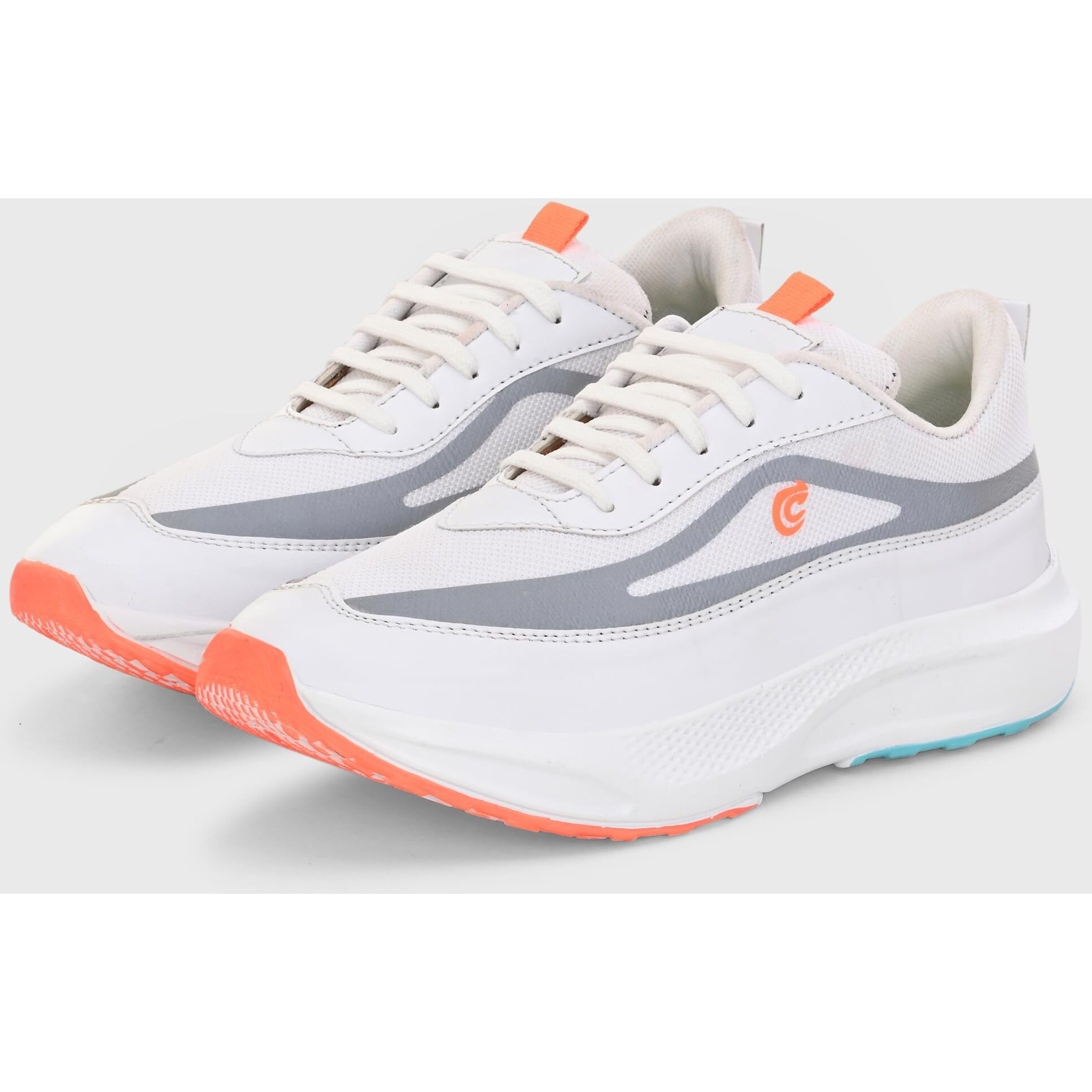 Centrino Casual Shoe for Men | Cushioned Insole | Stylish Shoe |Sporty Lace-Up Design| Sneakers for Boys & Men 6832-14 White