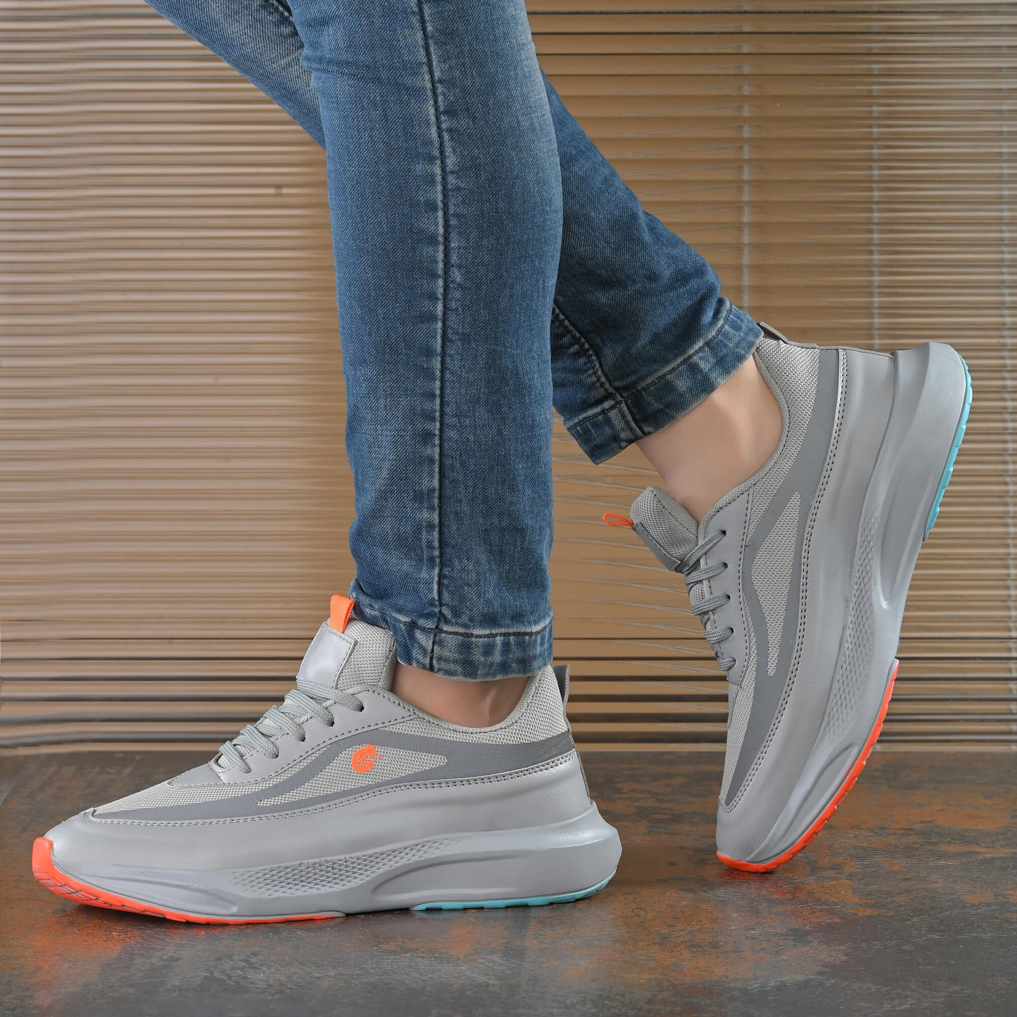Centrino Casual Shoe for Men | Cushioned Insole | Stylish Shoe |Sporty Lace-Up Design| Sneakers for Boys & Men 6832-9