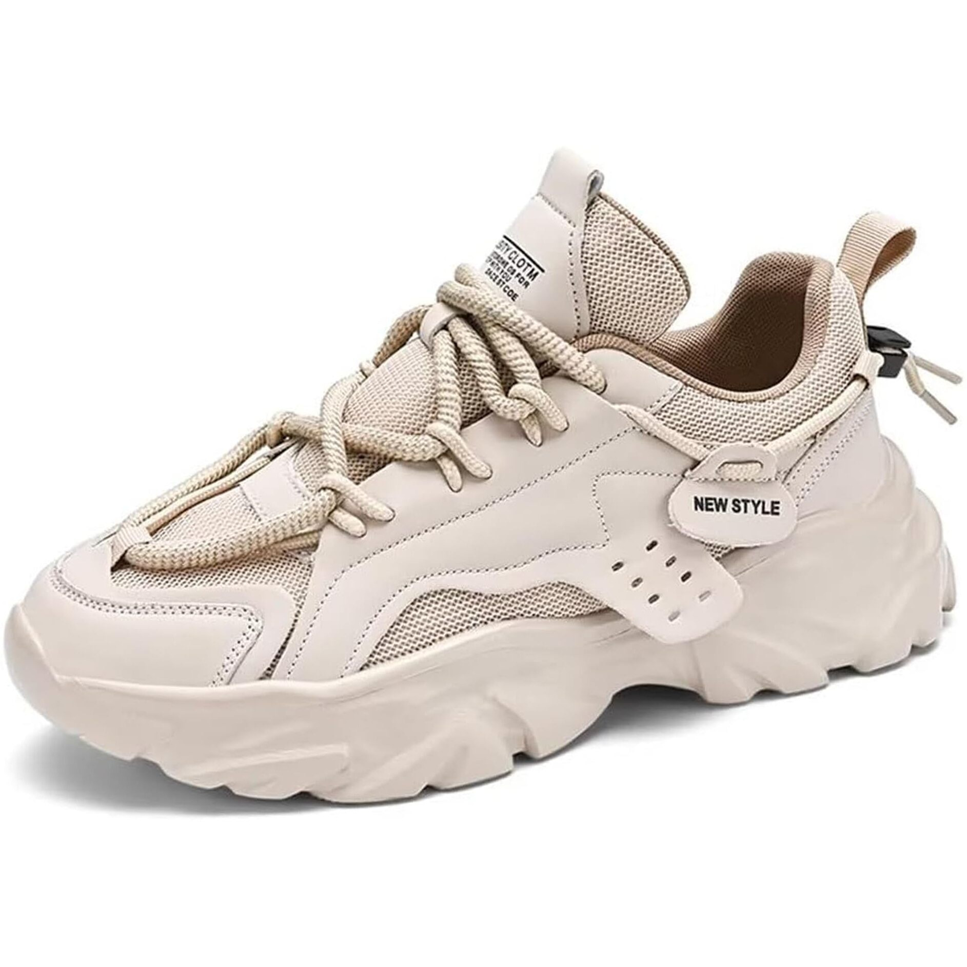 Cruiser Chunky Sneaker for Men | Bold & Stylish Design | Lightweight & Comfortable | Gymwear & Casual Outfits | Durable Footwear 2630-2 Beige