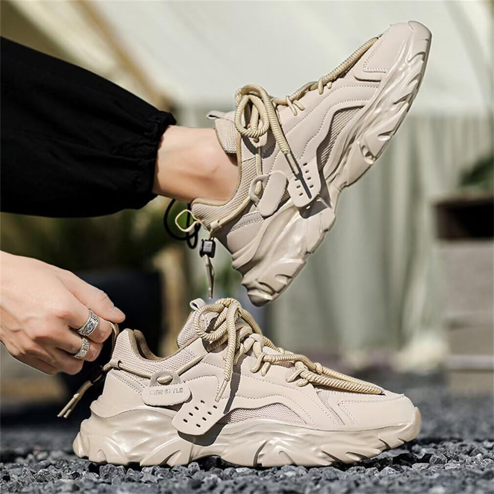 Cruiser Chunky Sneaker for Men | Bold & Stylish Design | Lightweight & Comfortable | Gymwear & Casual Outfits | Durable Footwear 2630-2 Beige