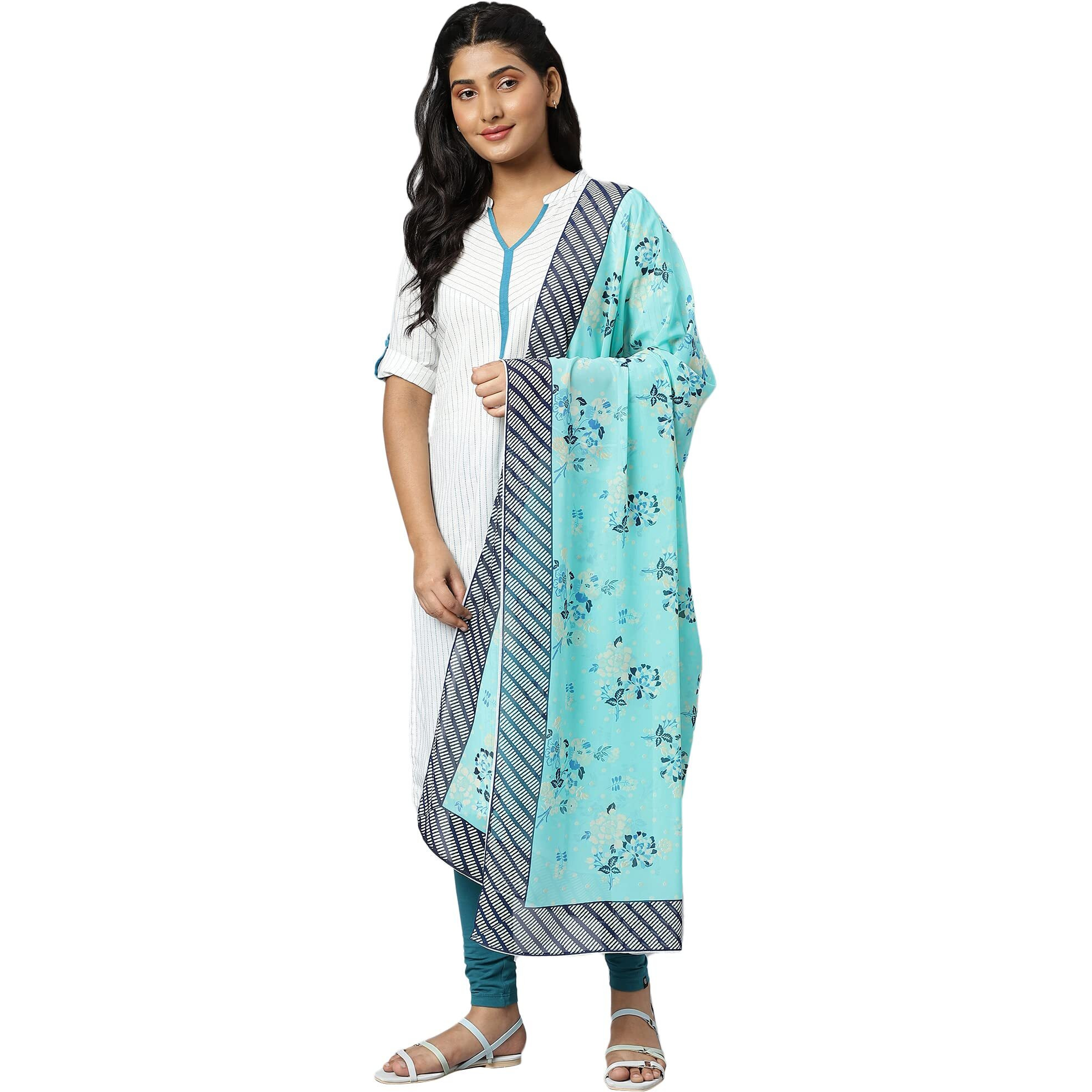 Aurelia Women Ceramic Printed Dupatta_22AUA80002-504136_FS