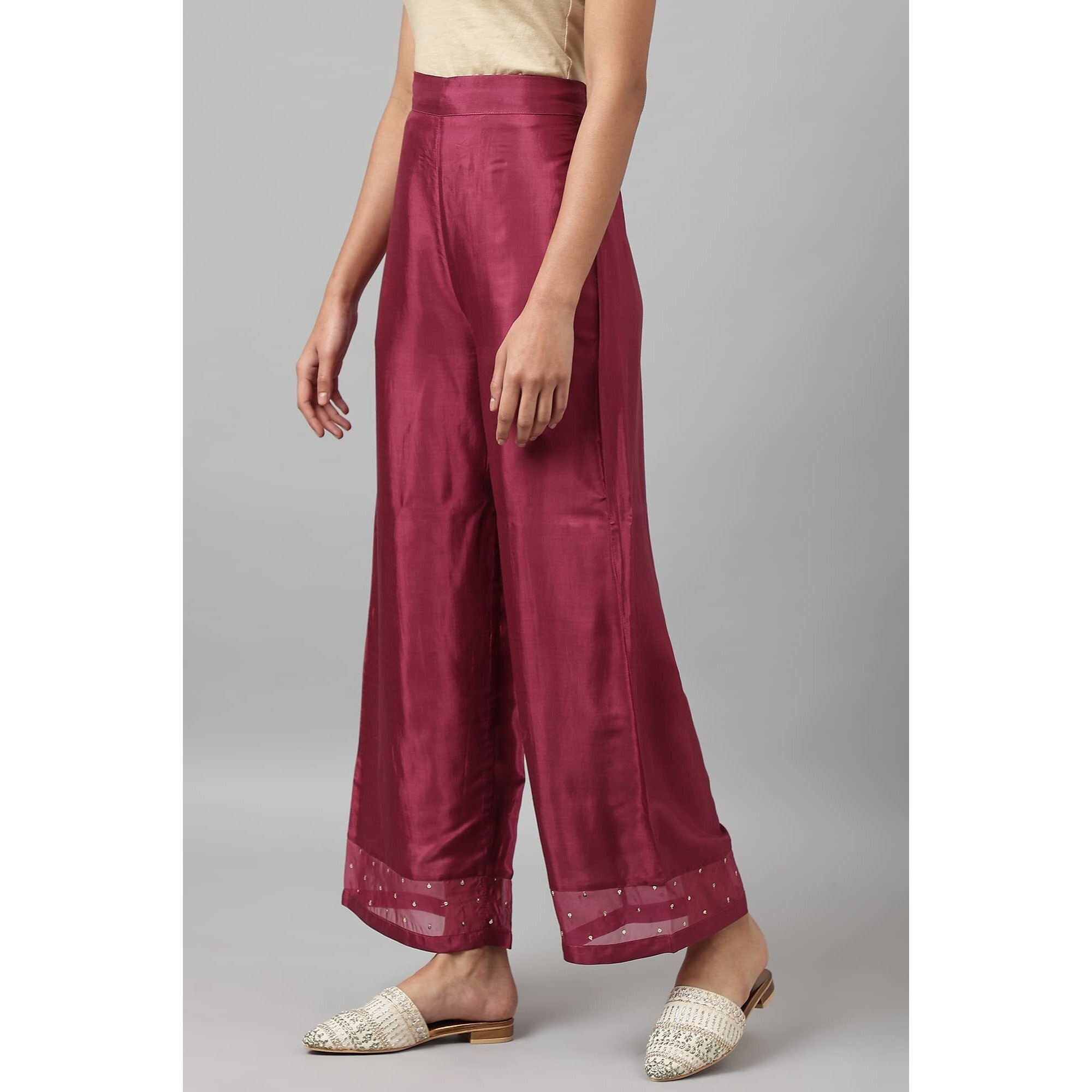 W Strechable Parallel Pants for Women | Trousers for Women | W for Woman