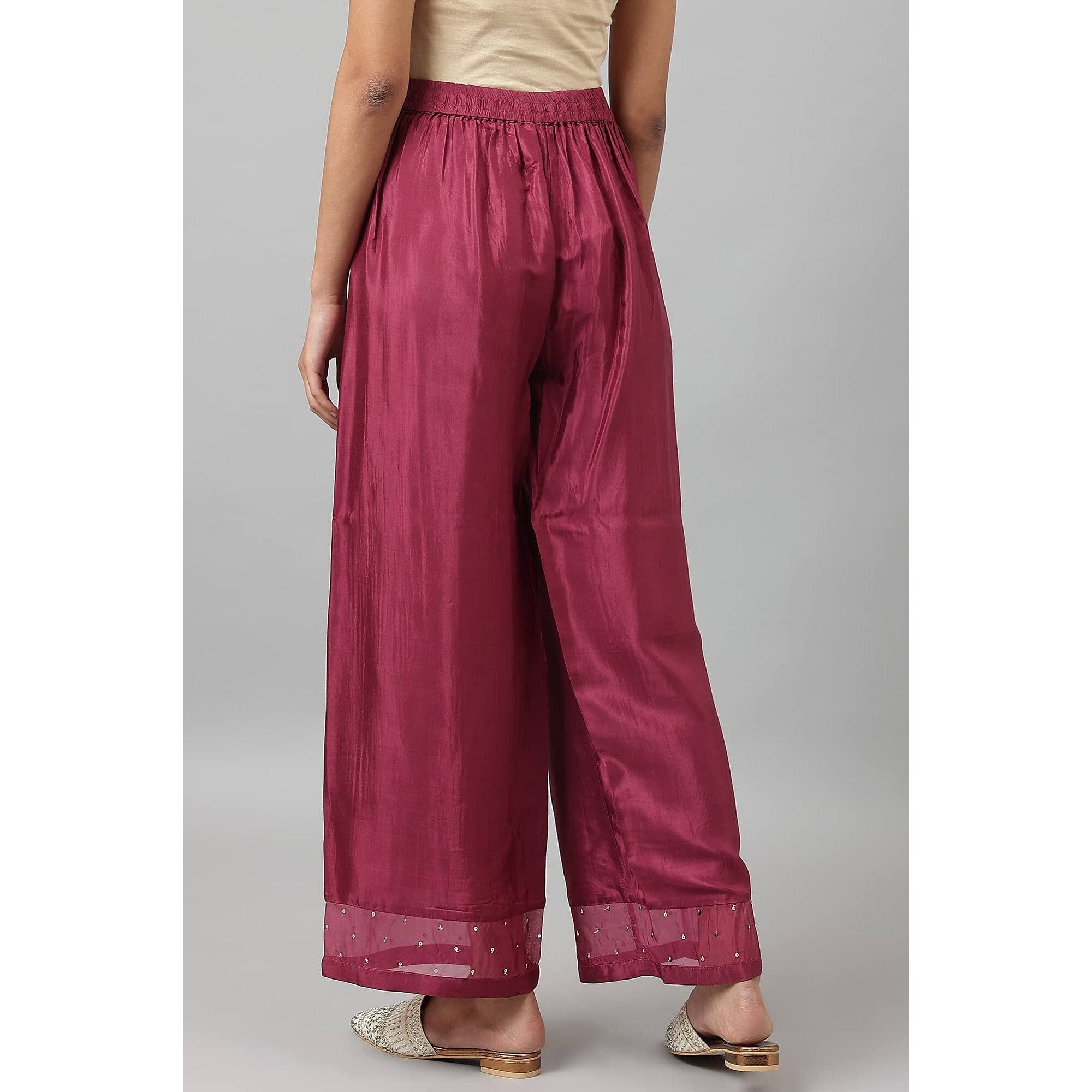W Strechable Parallel Pants for Women | Trousers for Women | W for Woman