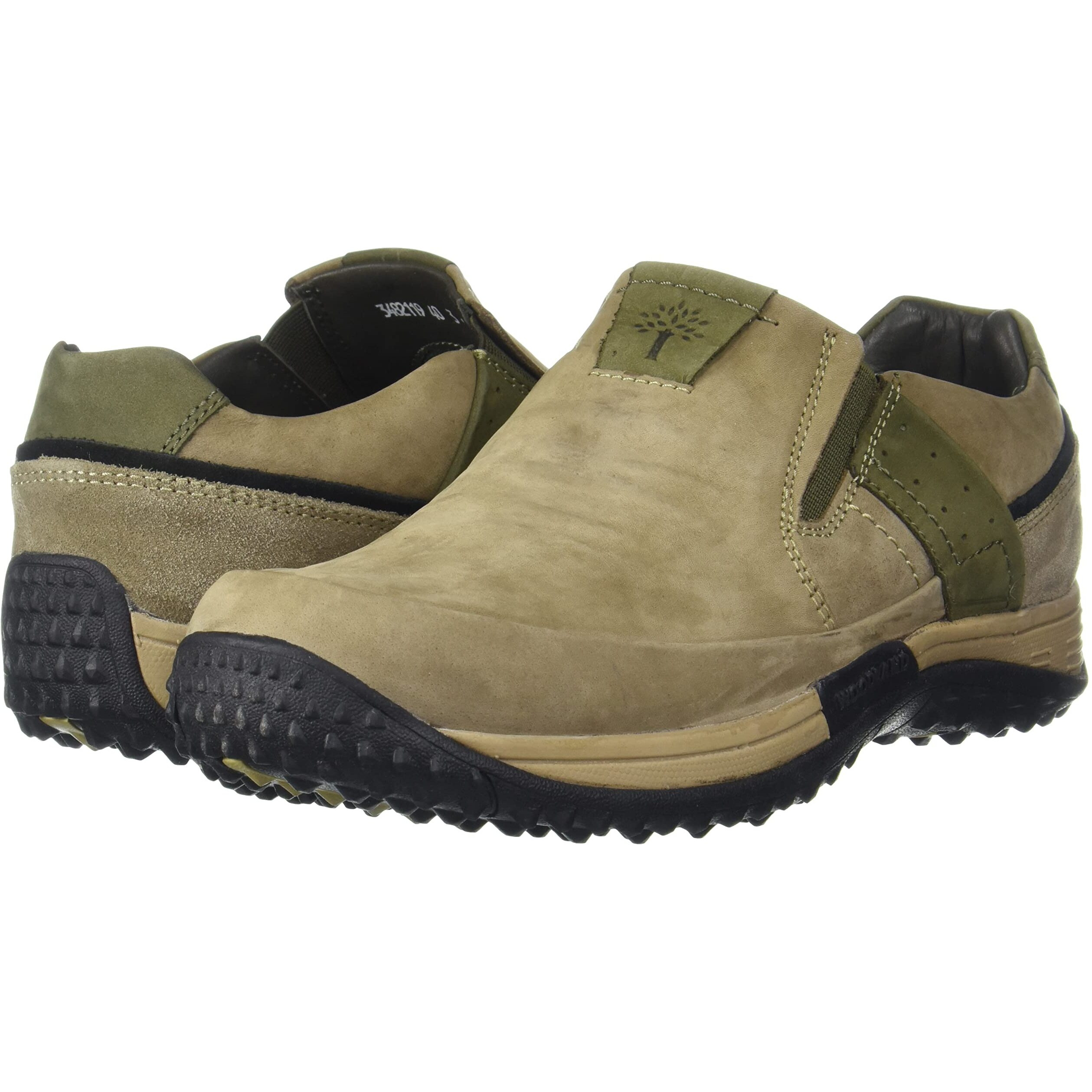 Woodland Men's Dubai Khaki Leather Closed Shoe-40 EU (OGCC 3482119)