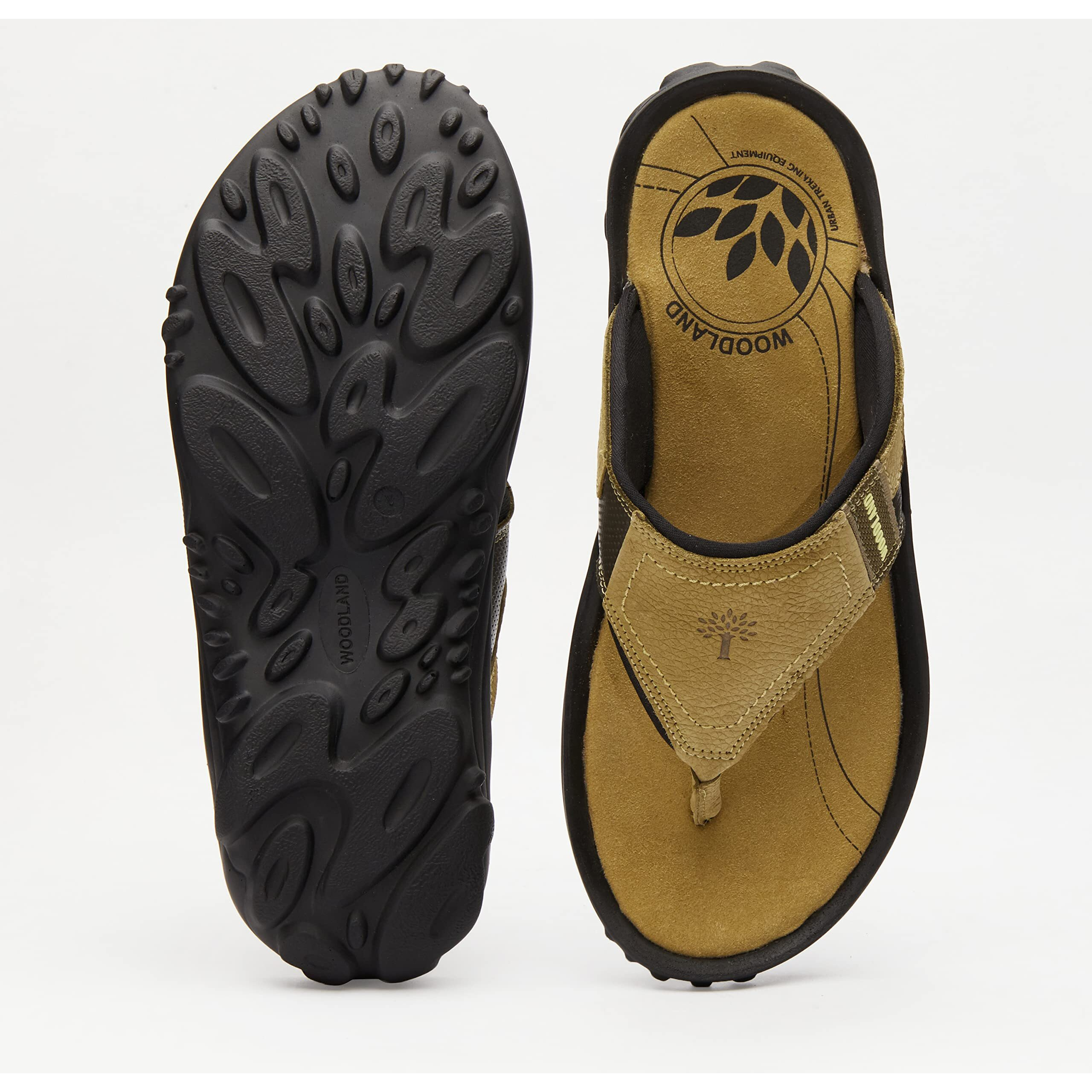 Woodland mens OGP 3345119 Khaki Slipper - 6 UK (40 EU)(OGP 3345119)