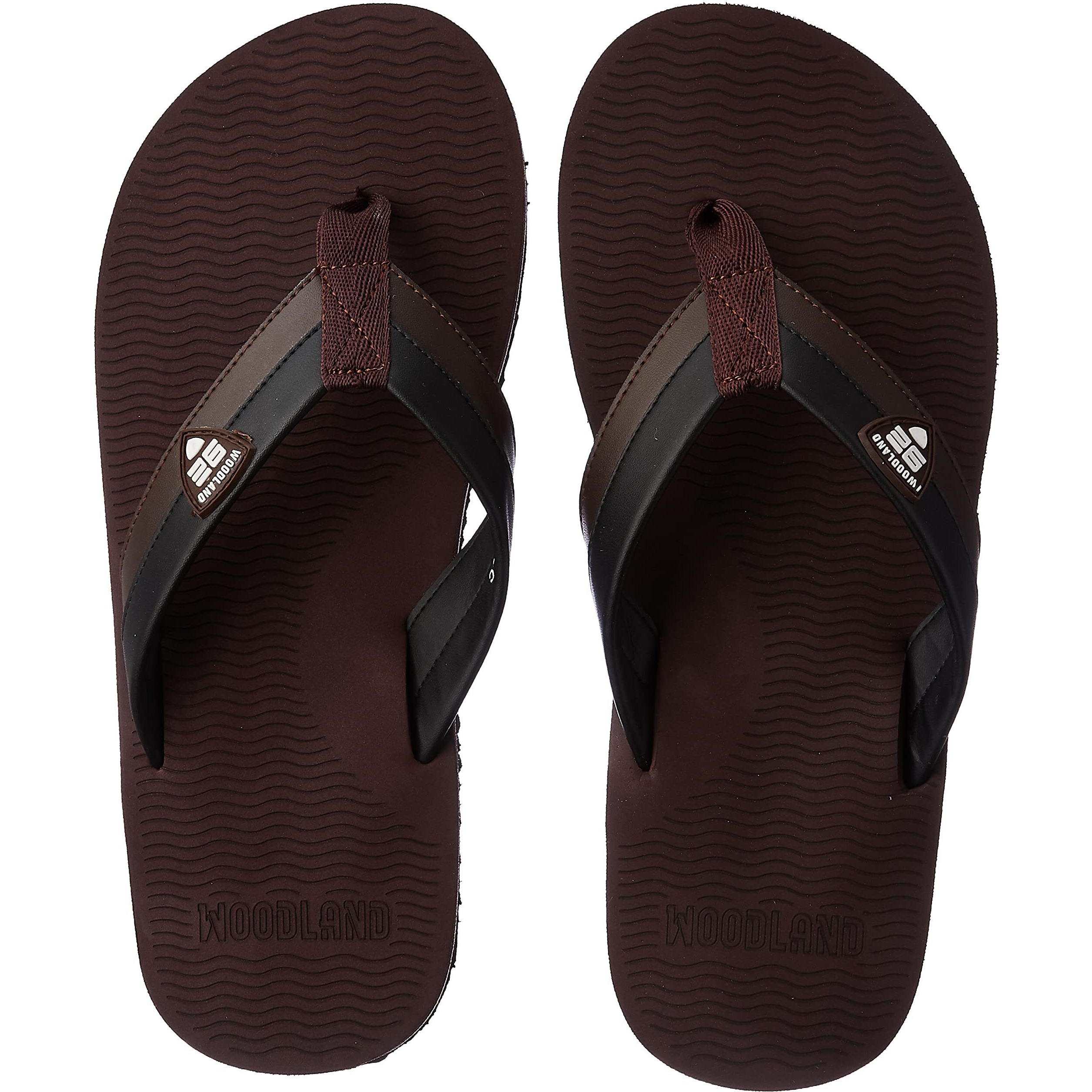 Woodland mens FF 4125021 Brown Flip-Flop - 8 UK (42 EU)(FF 4125021)