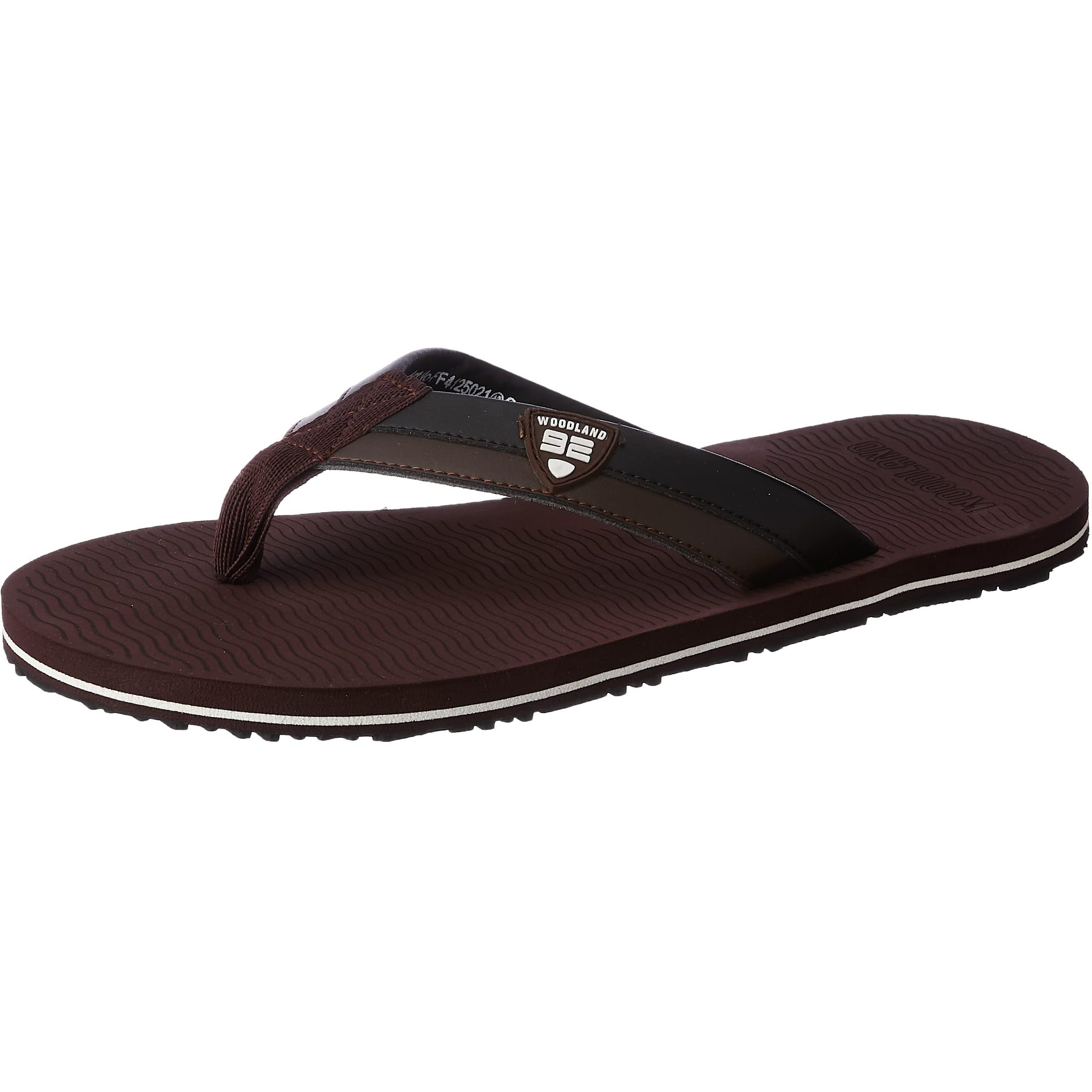 Woodland mens FF 4125021 Brown Flip-Flop - 8 UK (42 EU)(FF 4125021)