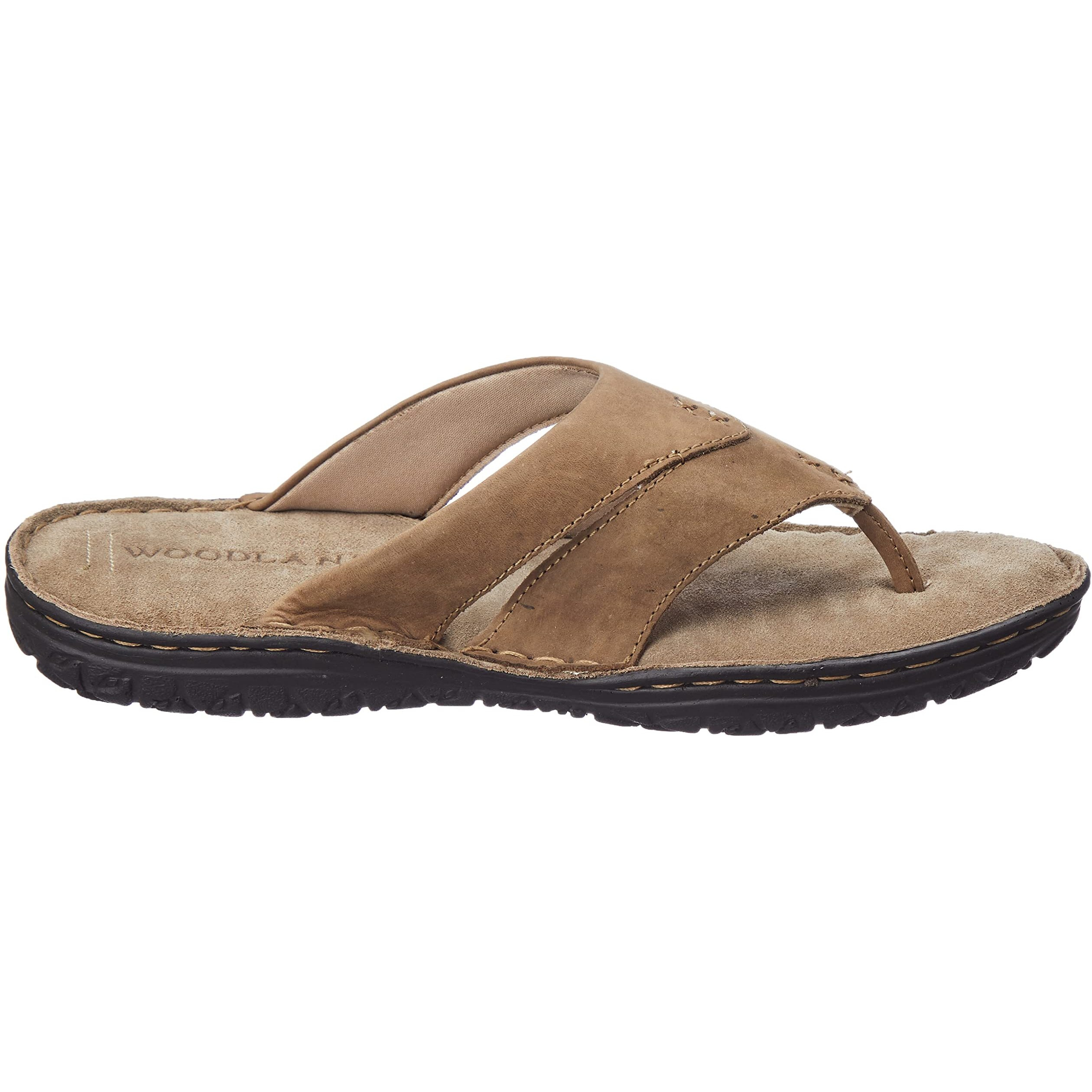 Woodland mens GP 2667117NW KHAKI Flip-Flop - 8 UK (42 EU) (GP 2667117NW)