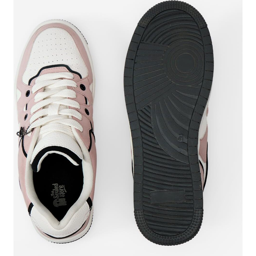 The Souled Store Urban Blaze Rock Salt Men and Boys Lace Up Low Top Stylish Flexible & Comfortabel Sneakers