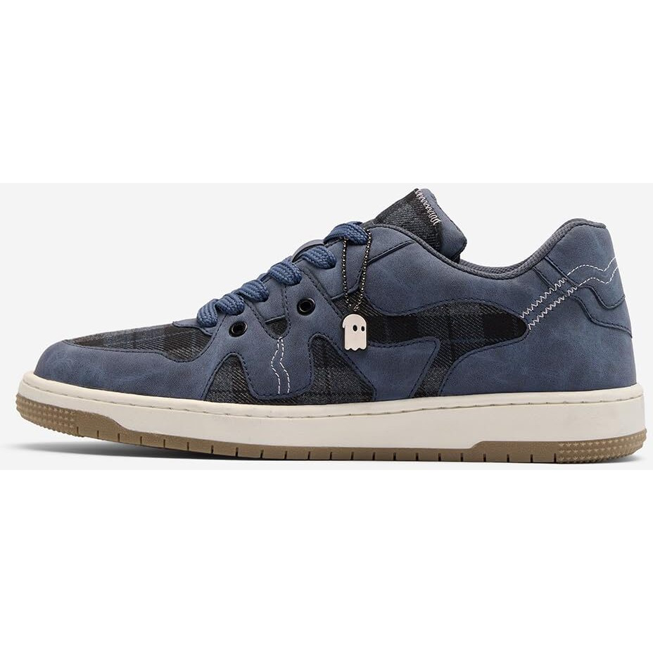 The Souled Store Urban Blaze Plaid Men and Boys Lace Up Low Top Sneakers with Flexibility & Comfort