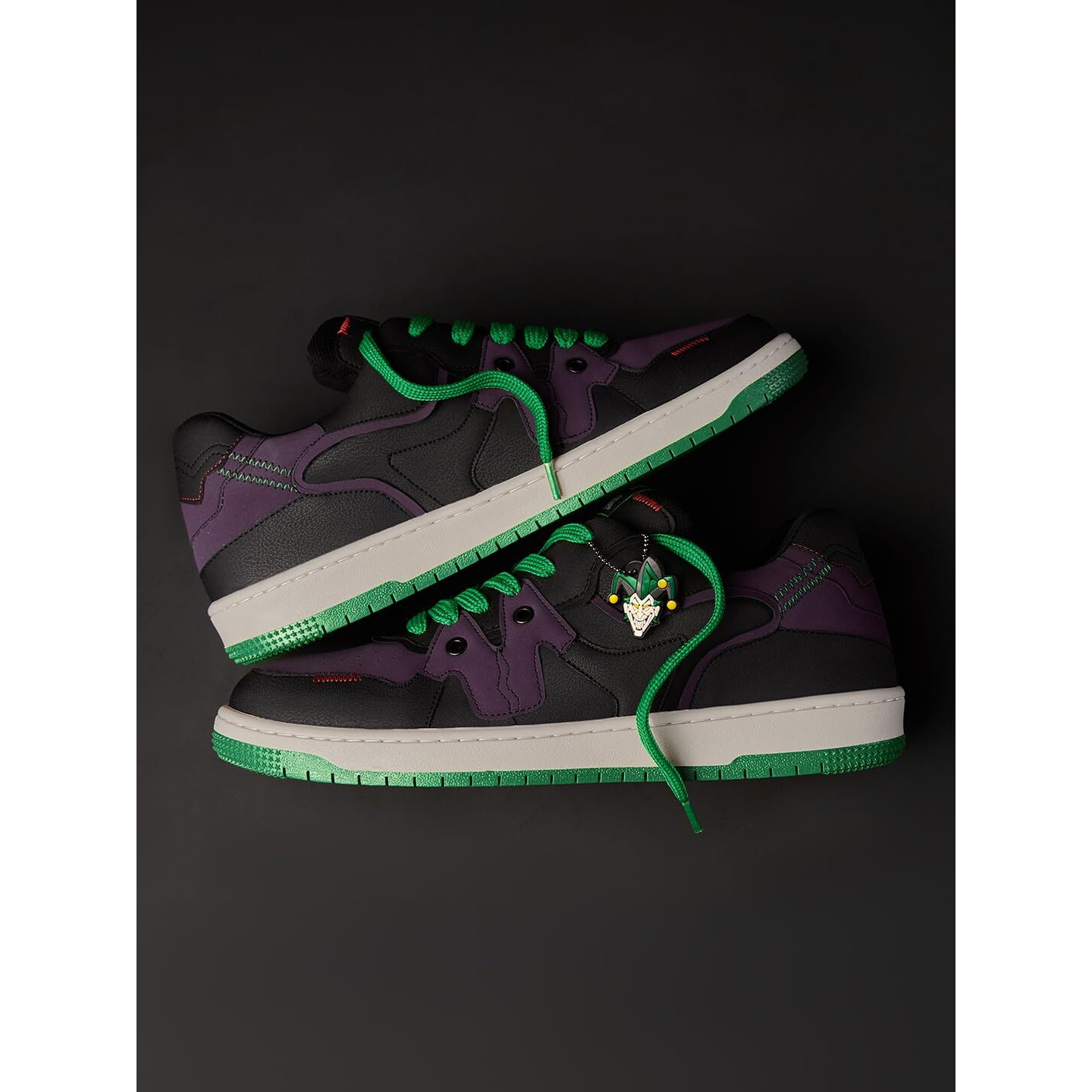 The Souled Store Urban Blaze The Joker Men and Boys Lace Up Low Top Sneakers
