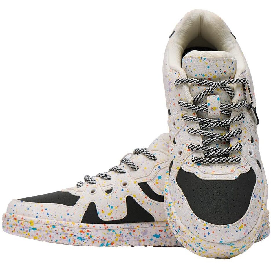 The Souled Store Urban Blaze Splatter Men and Boys Lace Up Low Top Stylish Sneakers with Flexibility & Comfort