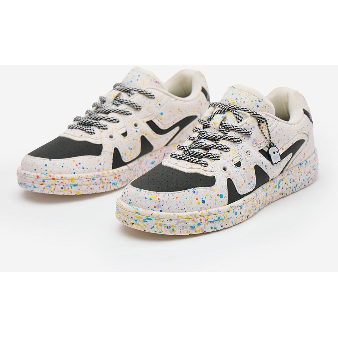 The Souled Store Urban Blaze Splatter Men and Boys Lace Up Low Top Stylish Sneakers with Flexibility & Comfort
