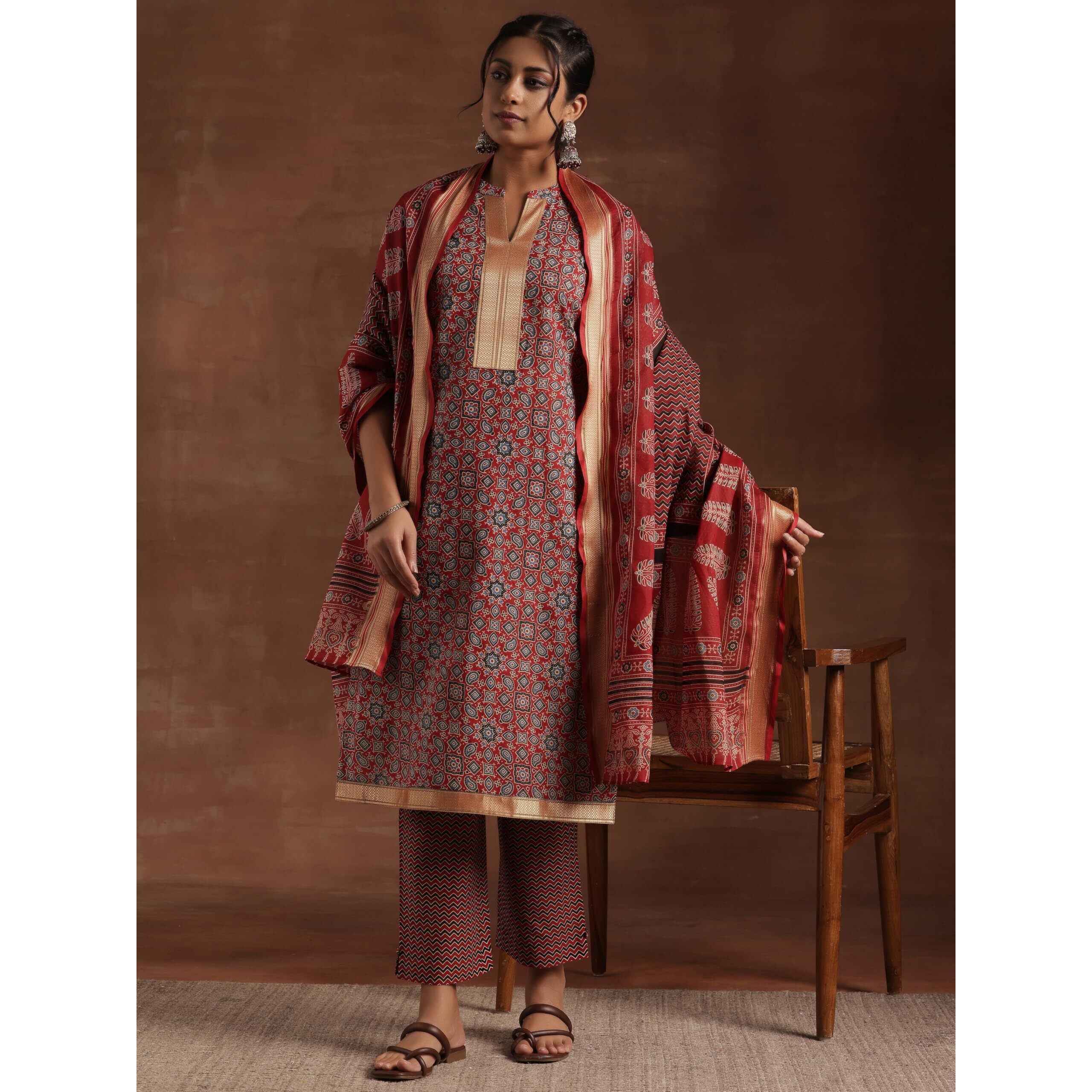 Libas Women's Cotton Kurta Set (36642