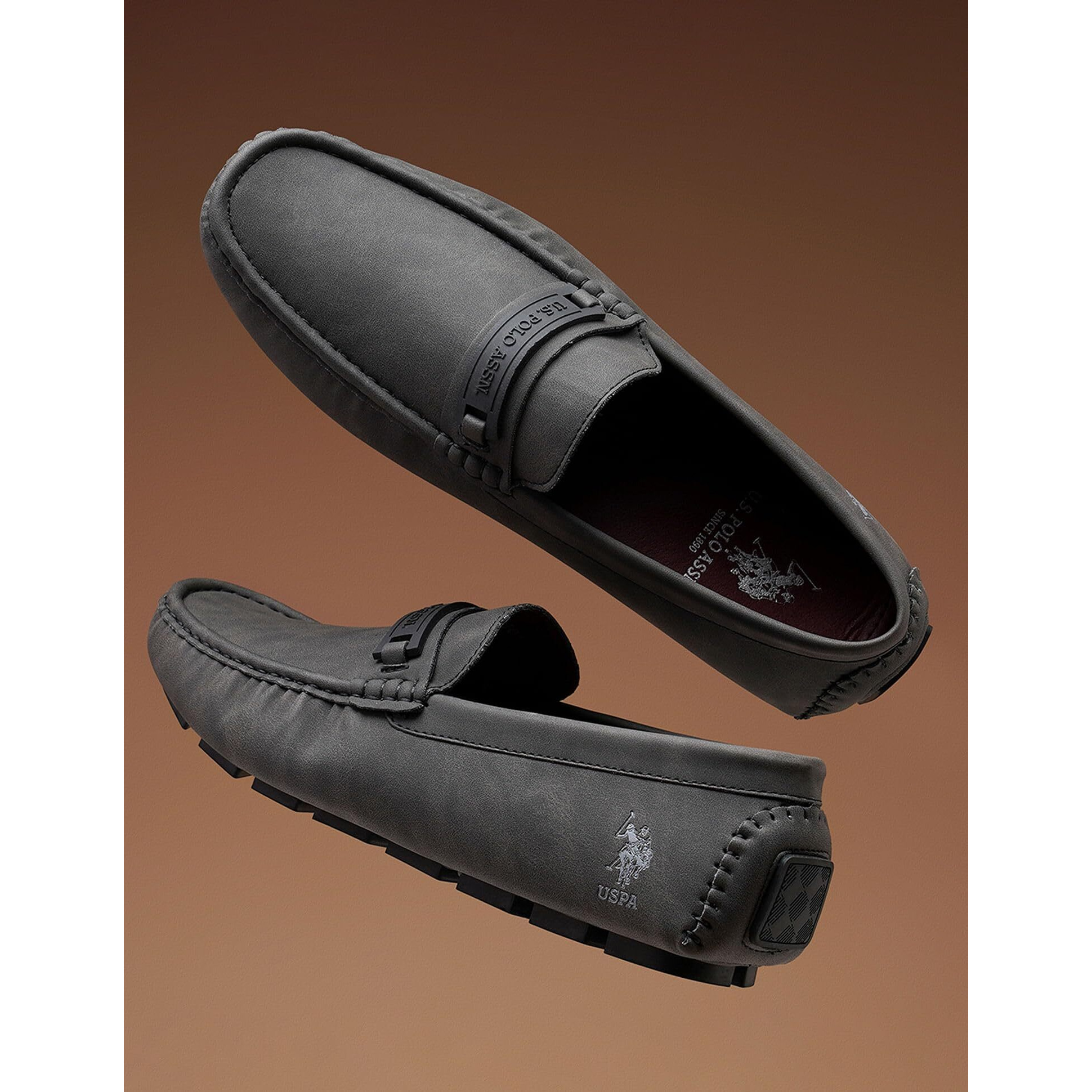 U.S. POLO ASSN. Mens Scott 3.0 Black Drivers - (UK9) (US10) (2FD24915Z01)