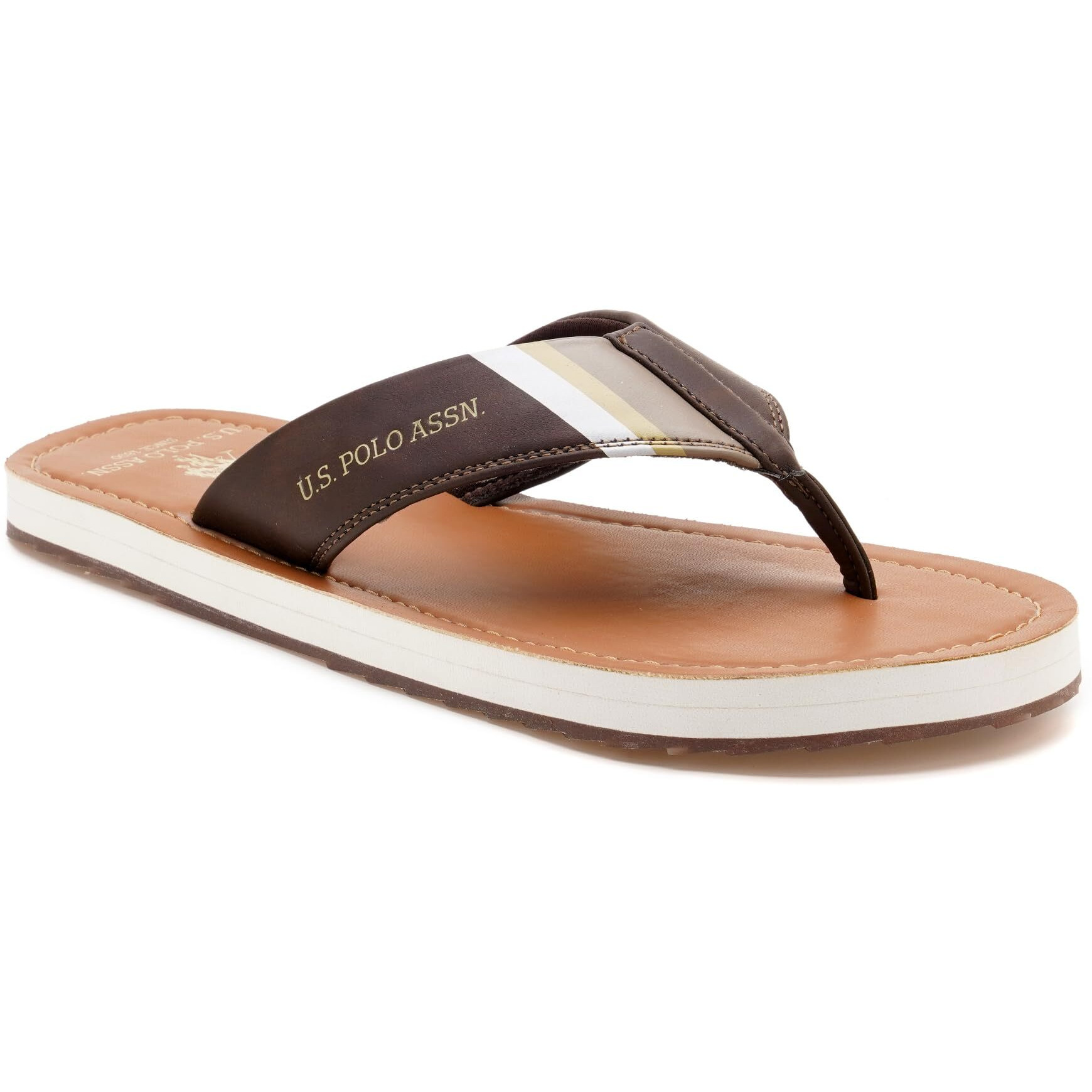 U.S. POLO ASSN. Mens PATT 3.0 Slipper - (UK6) (US7) (2FD24997K04)