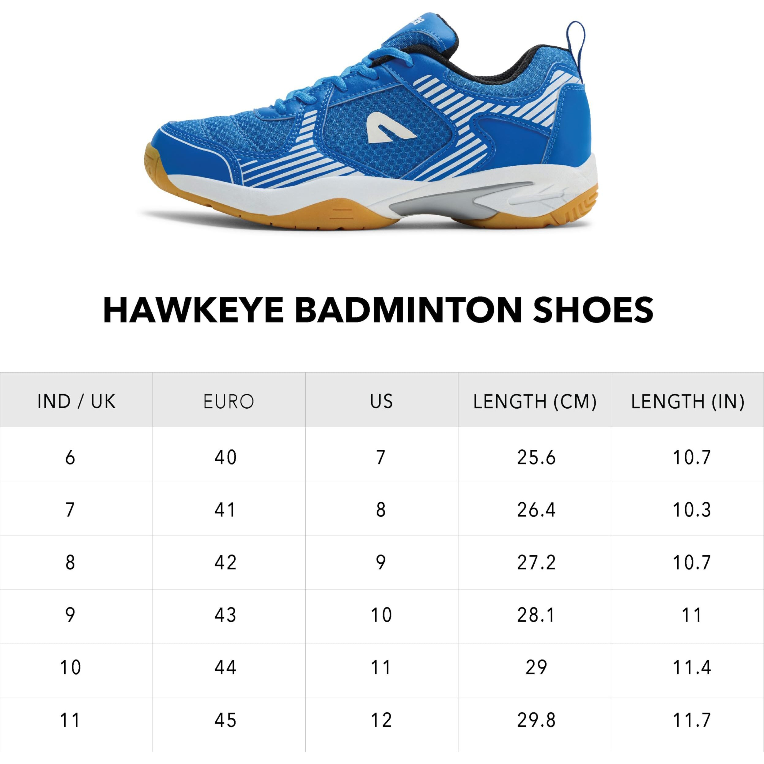 Boldfit Badminton Shoes Shuttle Badminton Shoes Men Non Marking Shoes for Badminton Men Badminton Shoes Non Marking Shoes for Badminton Men Anti Skid Breathable Badminton Shoes for Men Blue - UK 07